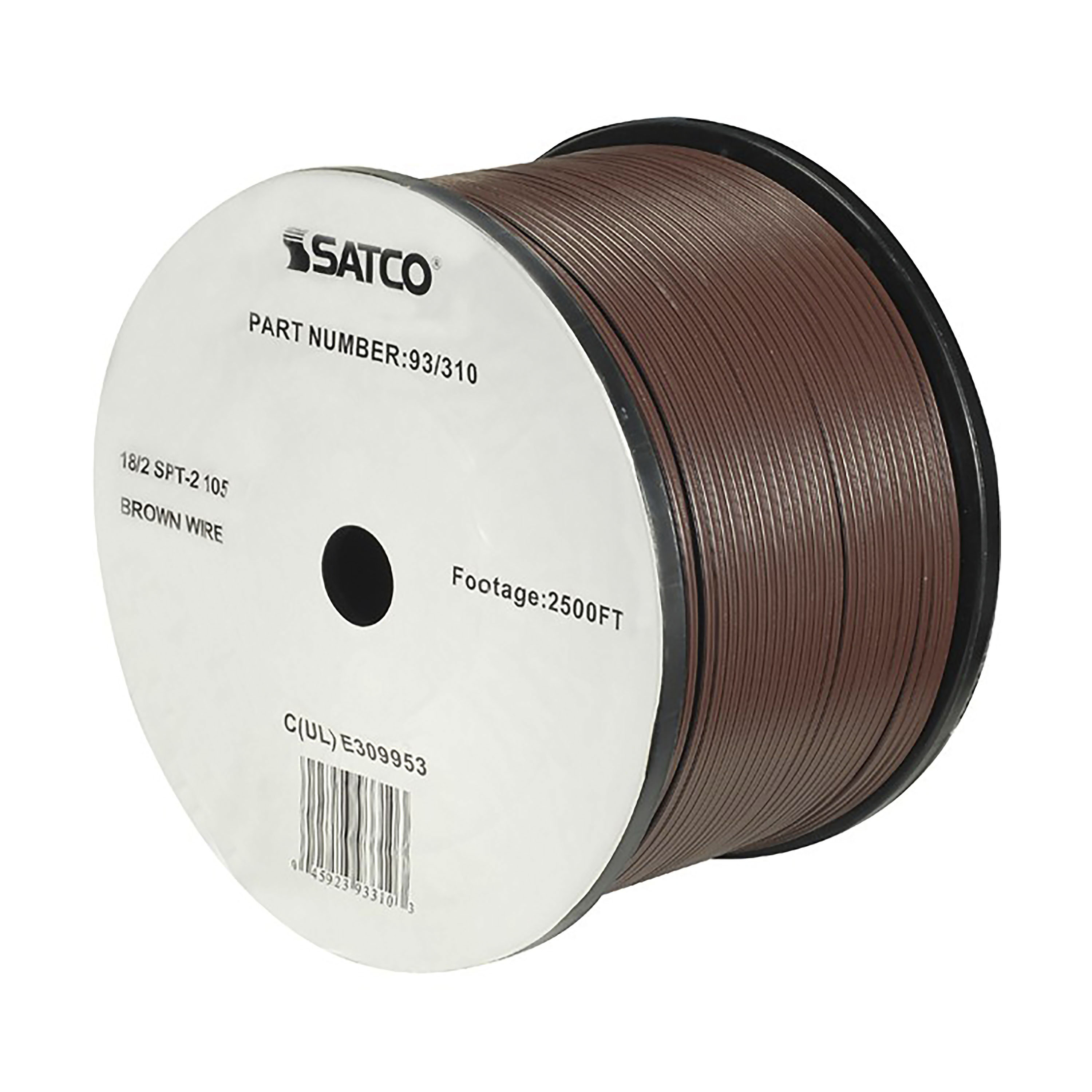 18/2 SPT-2 BROWN 2500 FT SPOOL - 93-310