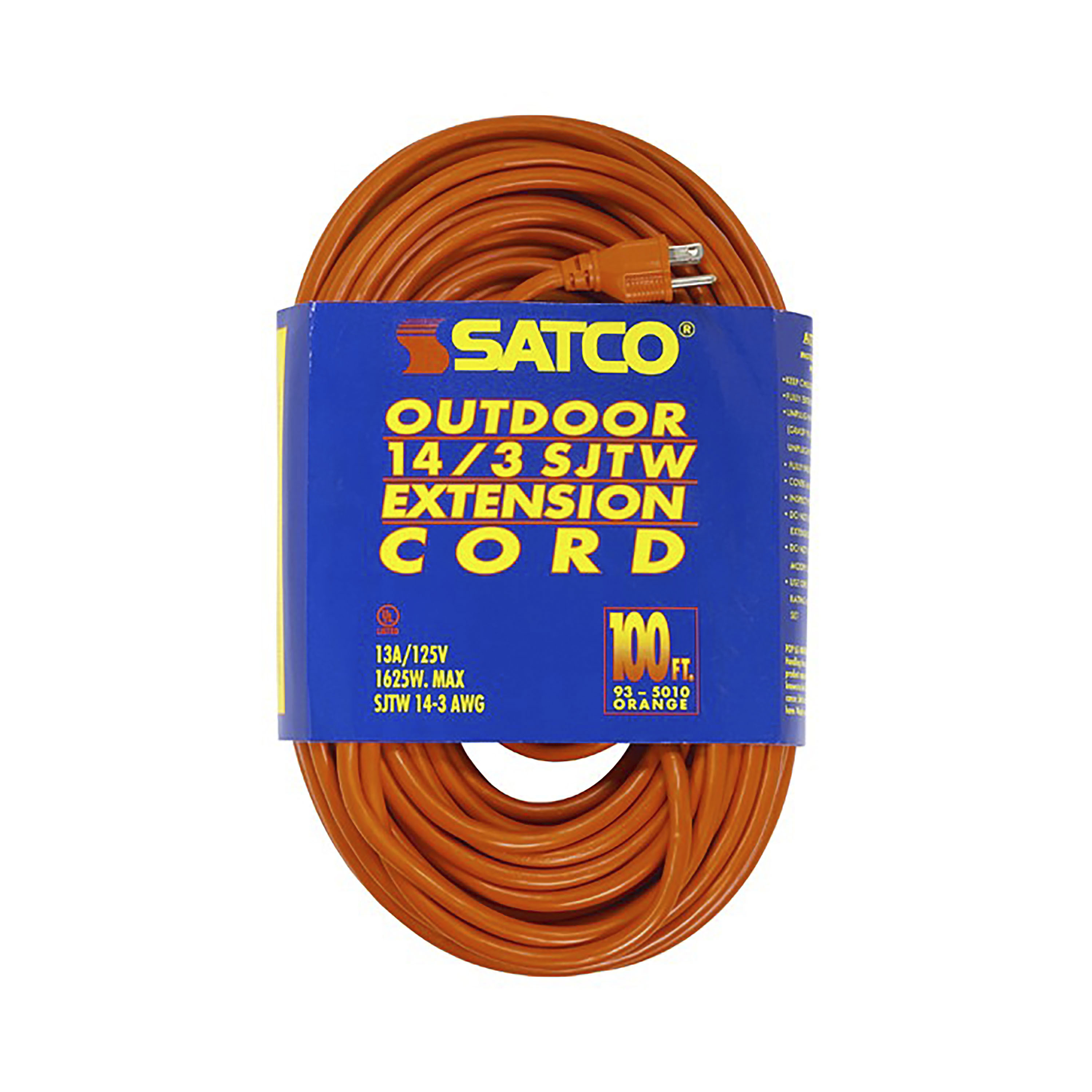 100 FT 14-3 SJTW 0RANGE CORDS - 93-5010