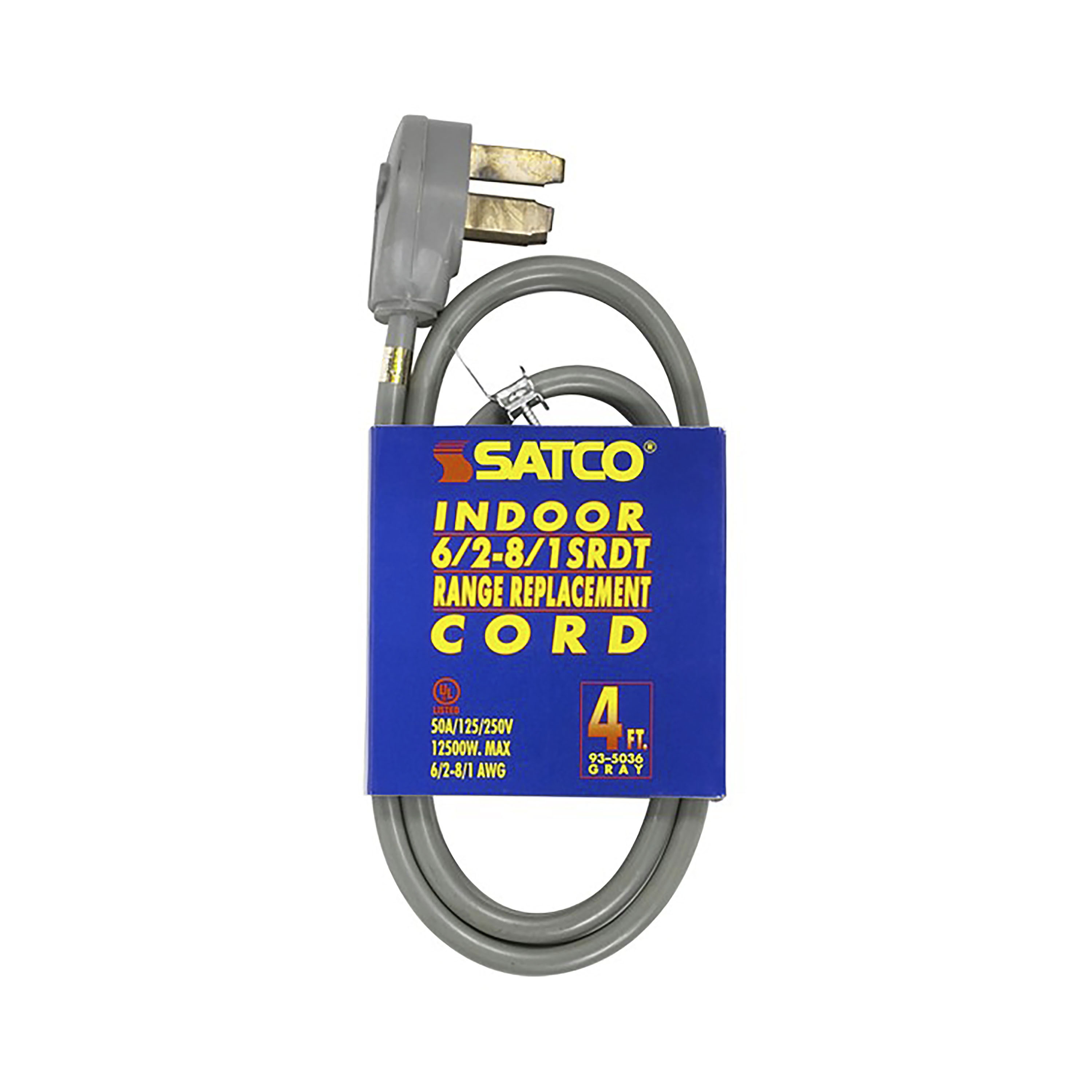 4 FT 3 WIRE 6/2+8/1 SRDT GRAY - 93-5036