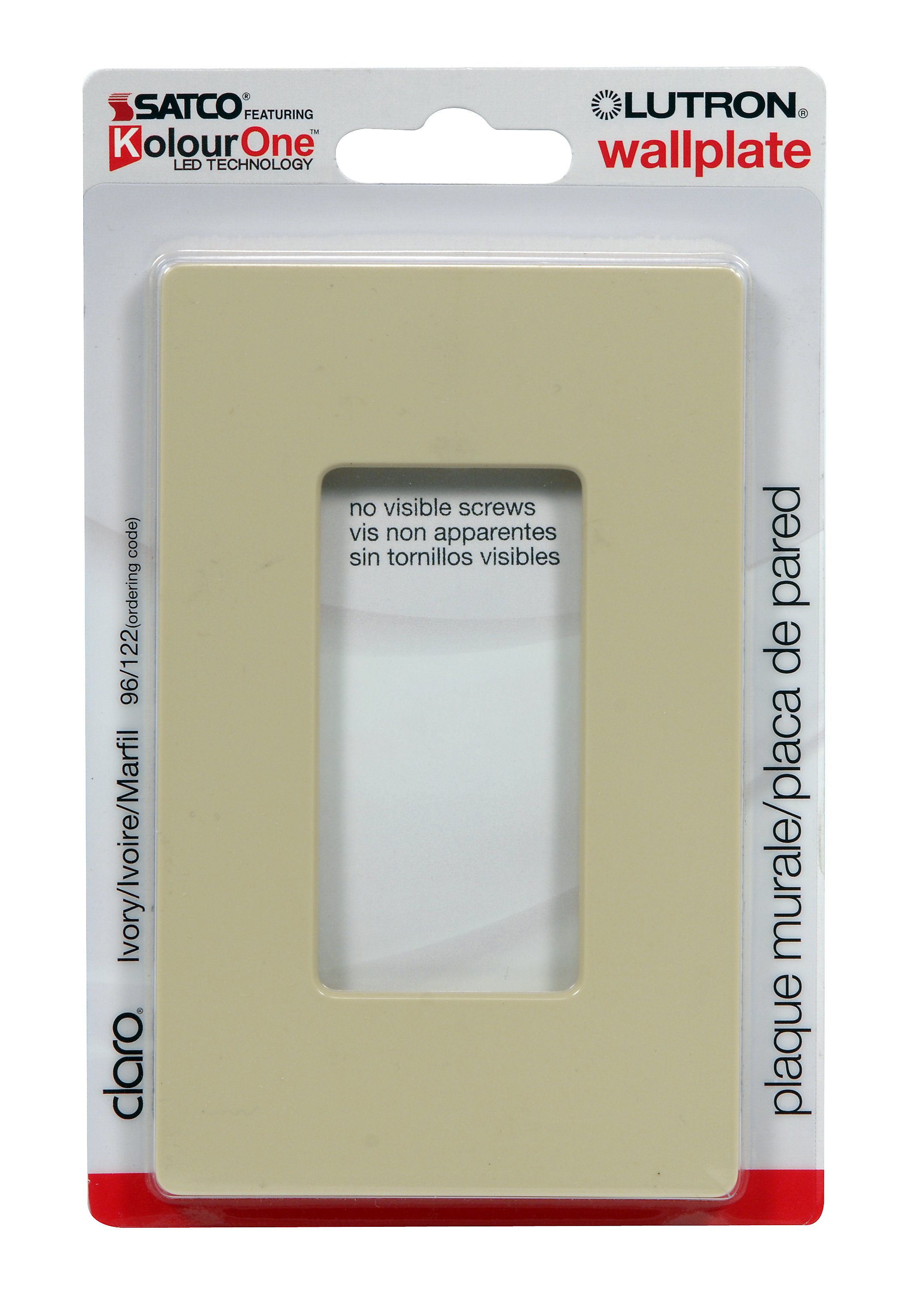 CLARO SINGLE GANG WALLPLATE IV - 96-122