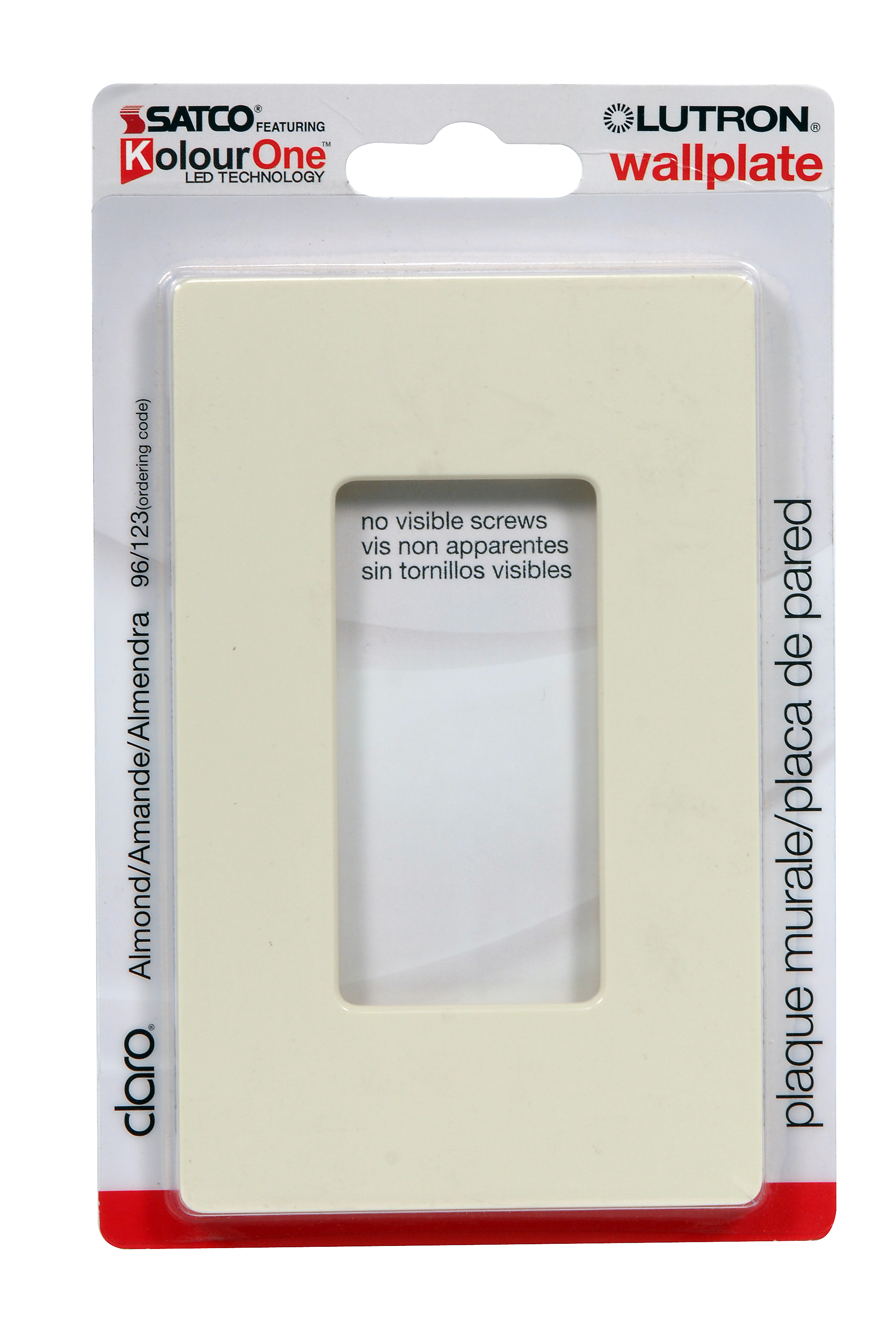 CLARO SINGLE GANG WALLPLATE AL - 96-123