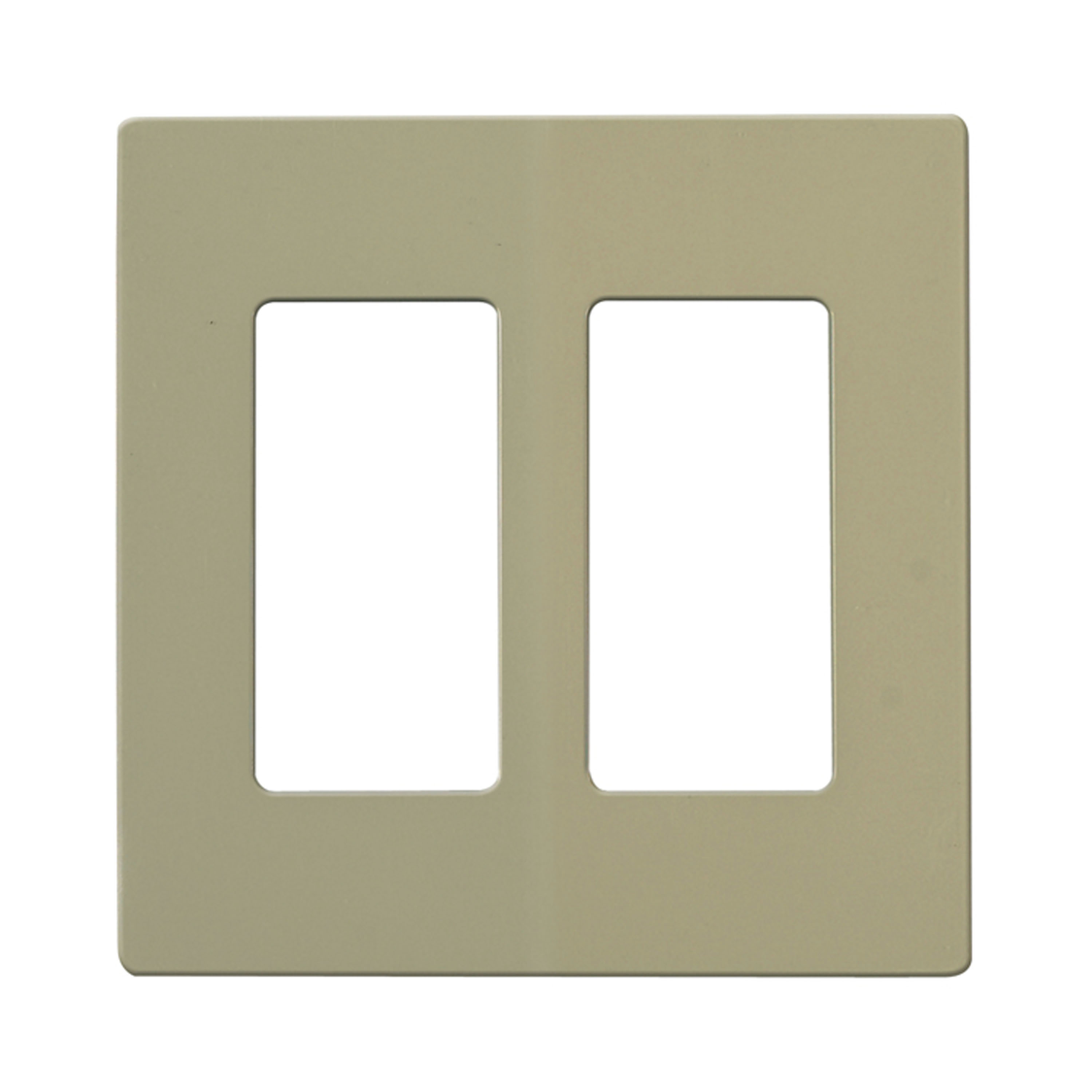 CLARO 2 GANG WALLPLATE IV - 96-222