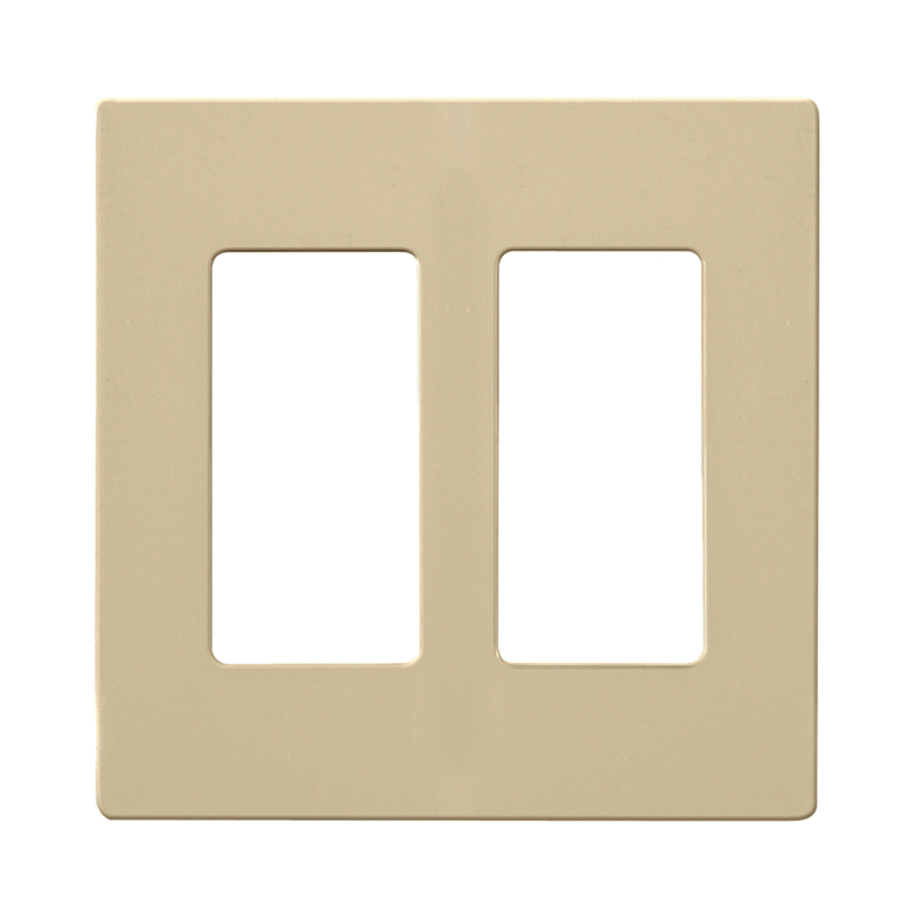 CLARO 2 GANG WALLPLATE AL - 96-223