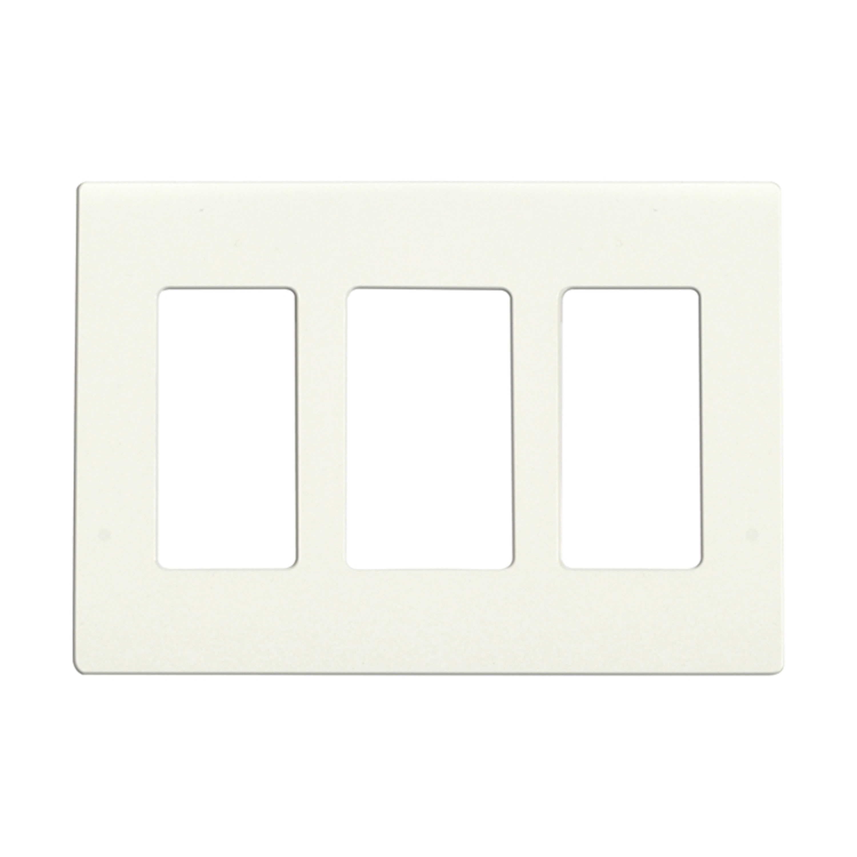 CLARO 3 GANG WALLPLATE WH - 96-321