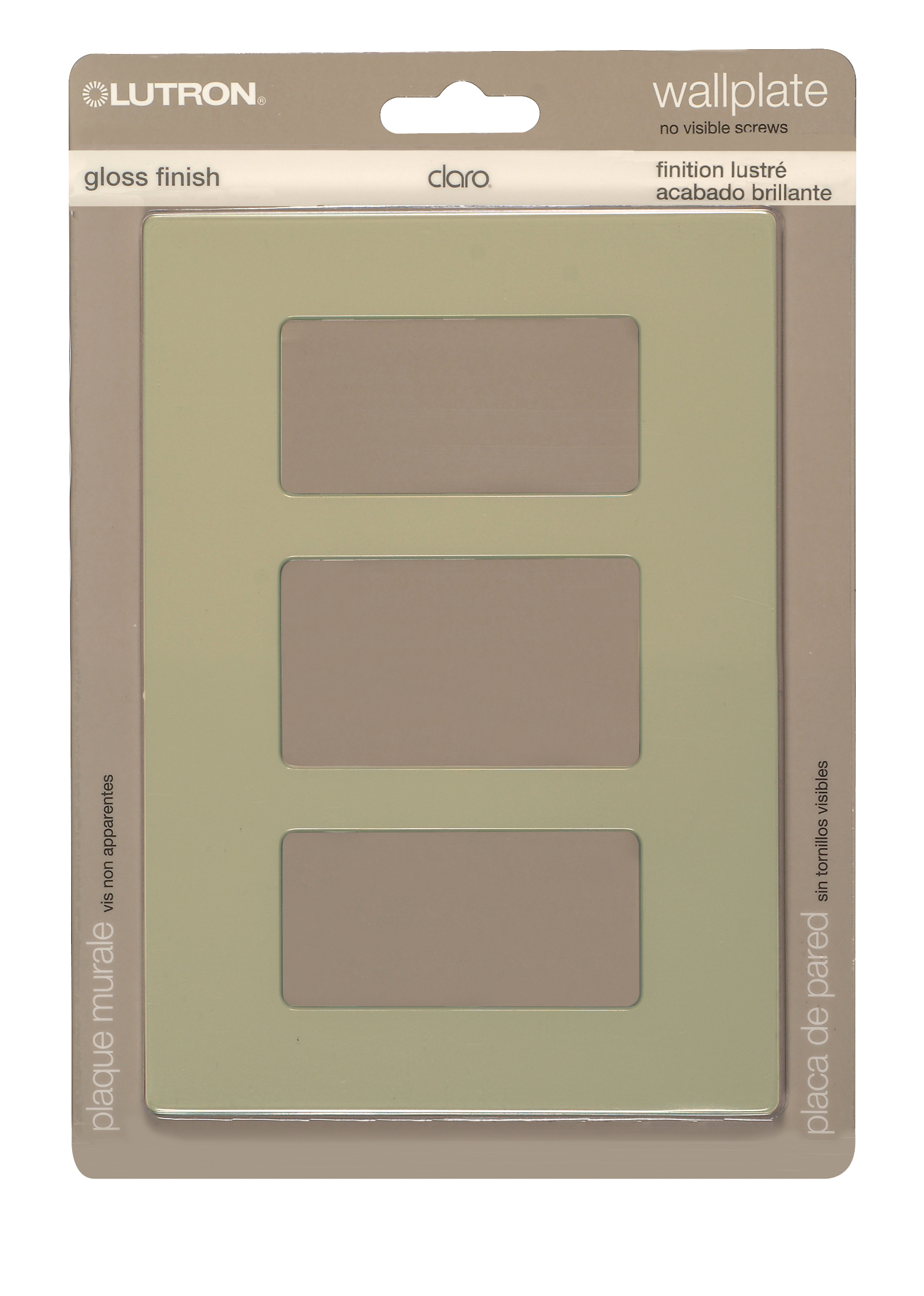 CLARO 3 GANG WALLPLATE IV - 96-322