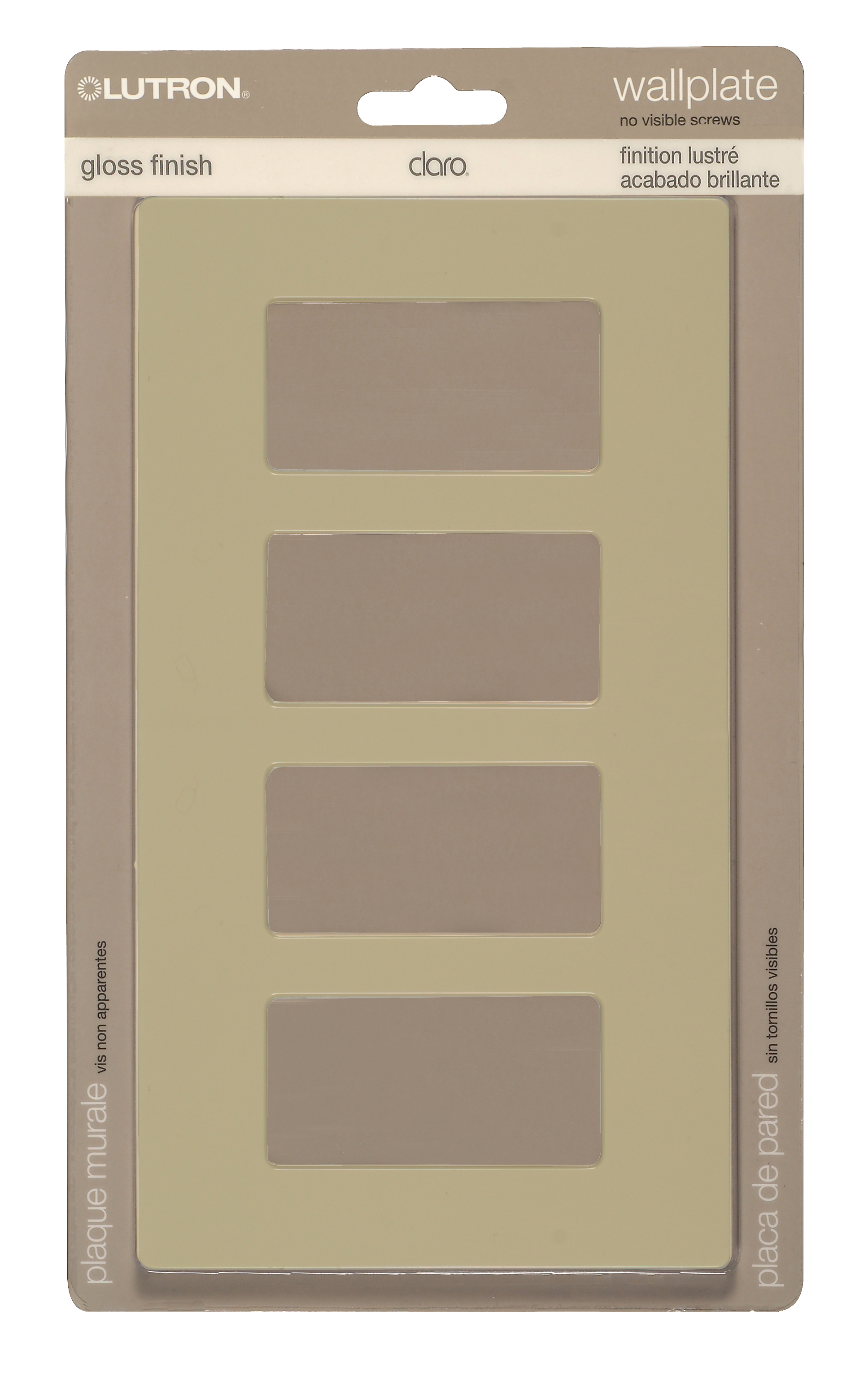 CLARO 4 GANG WALLPLATE IV - 96-422