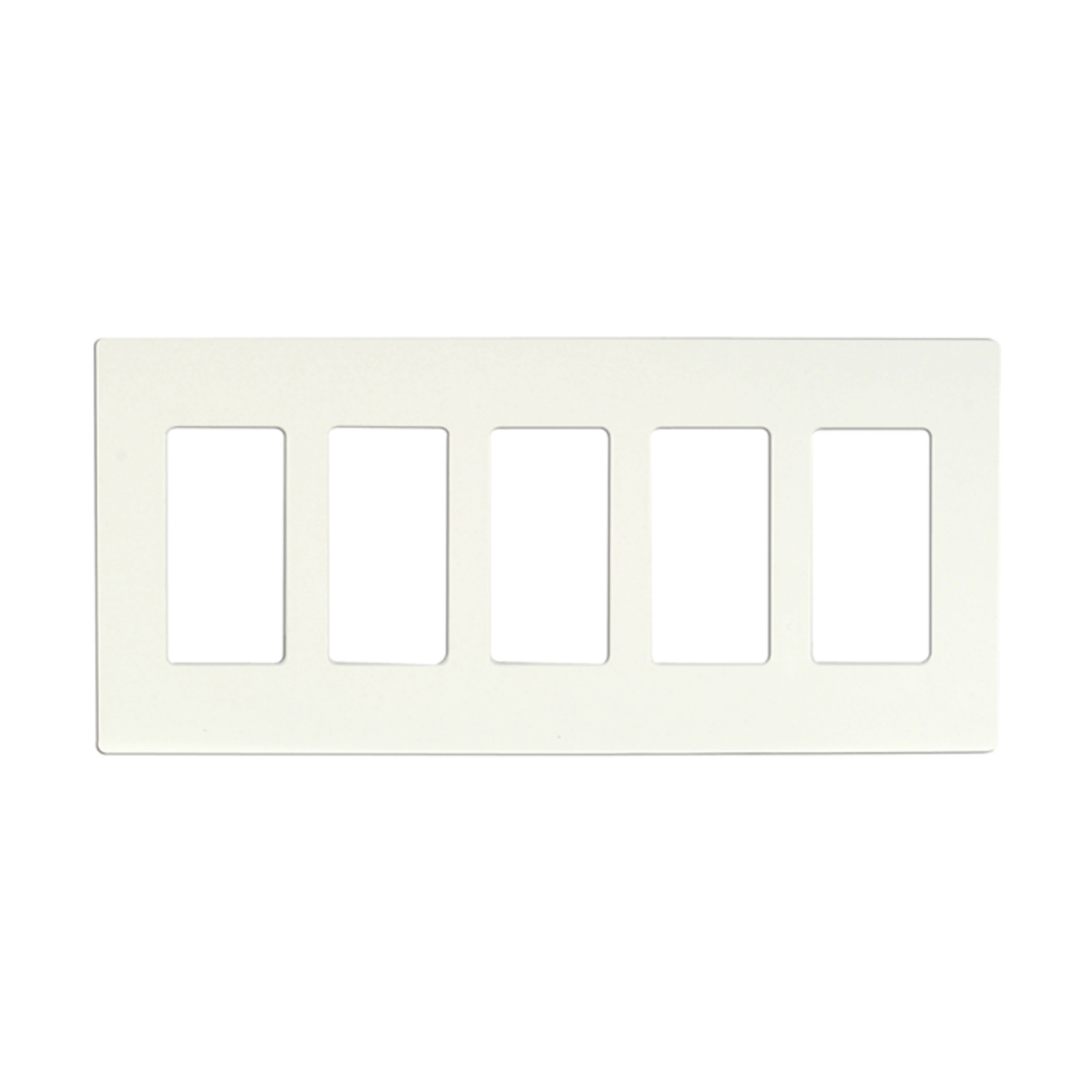 CLARO 5 GANG WALLPLATE WH - 96-521