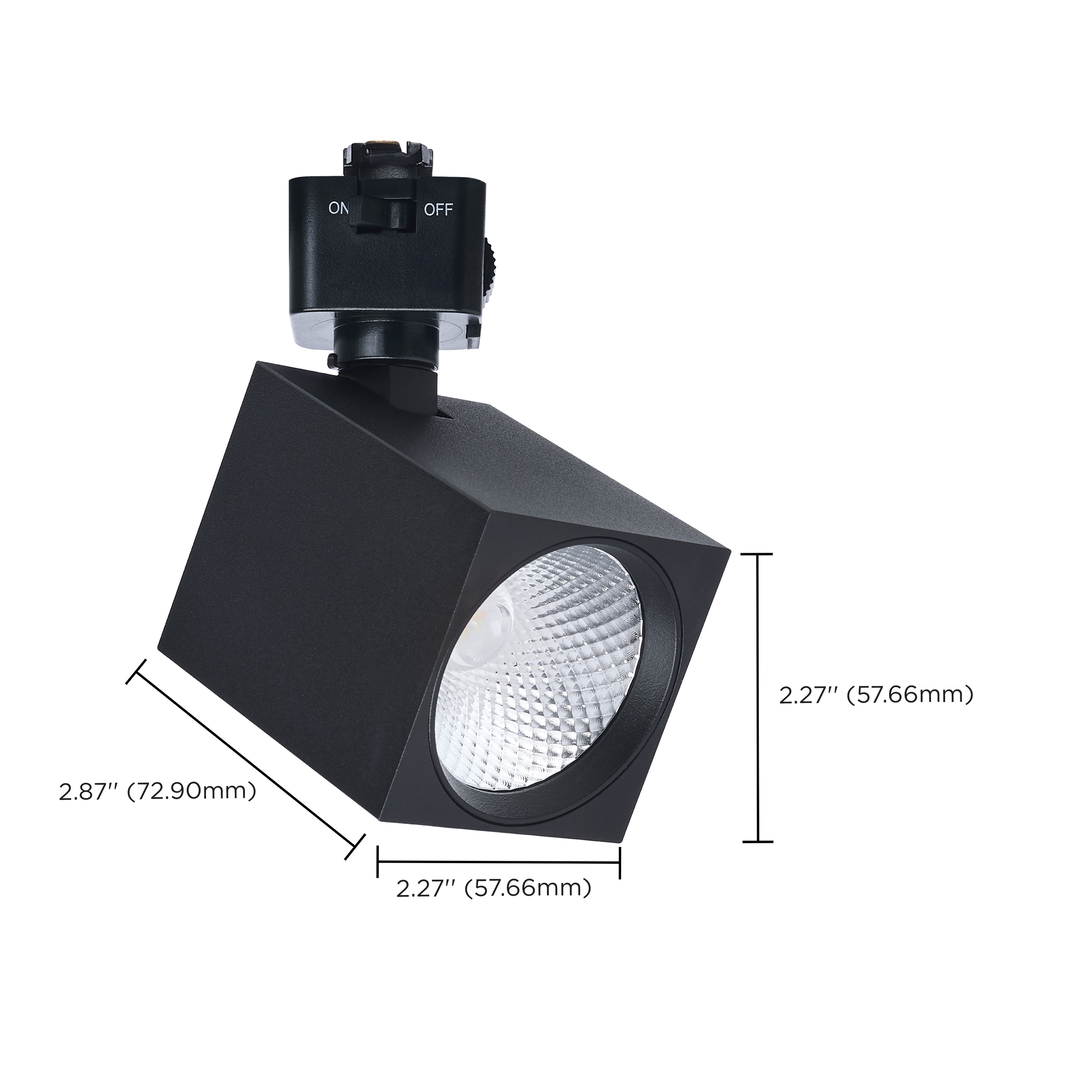 8W SQUARE D2W 6CCT BLACK 36' - JH5052