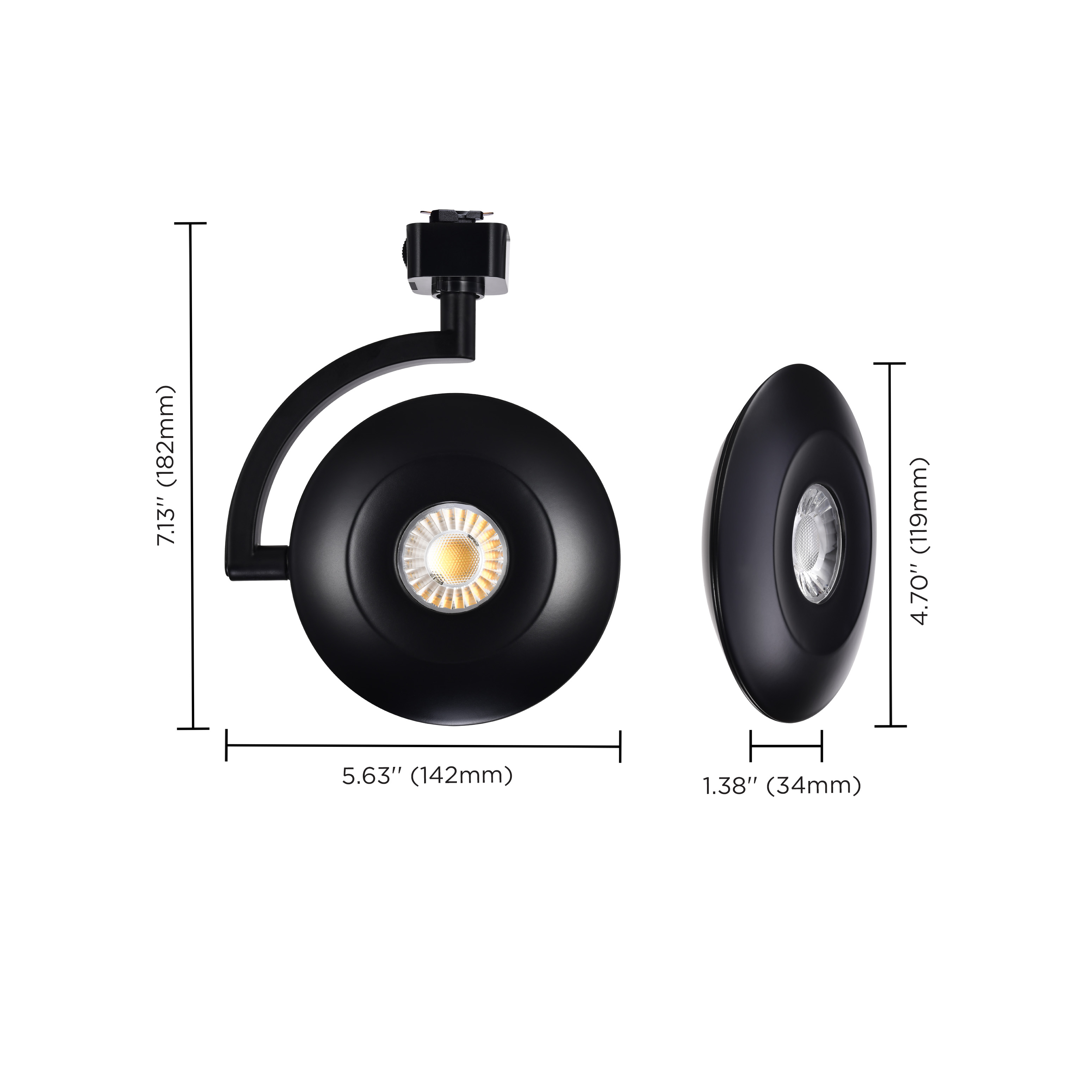 ORB 12W 3CCT 24 DEG BLACK - JH5071