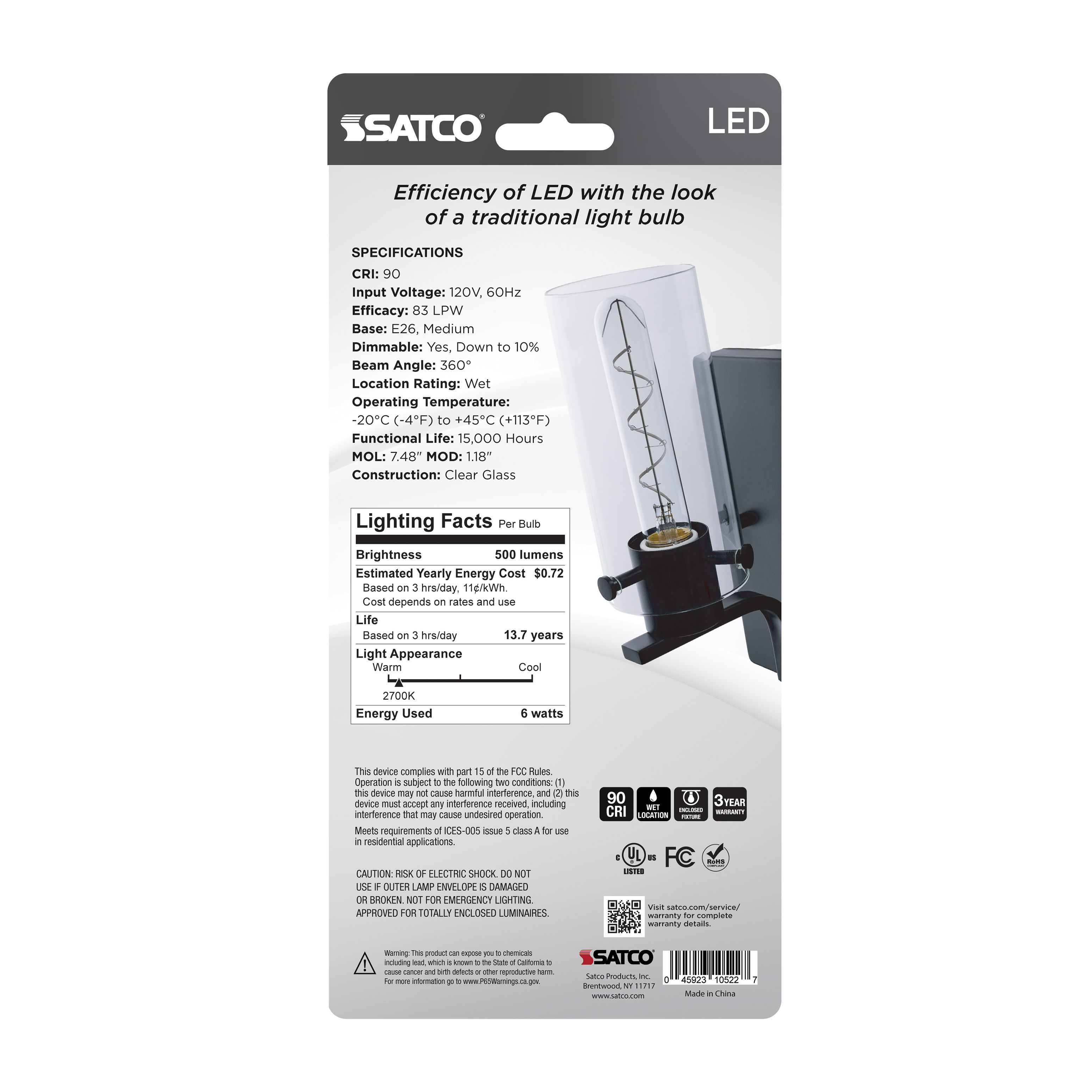 6T9/CL/LED-GF/COIL/927/2CD - S10522