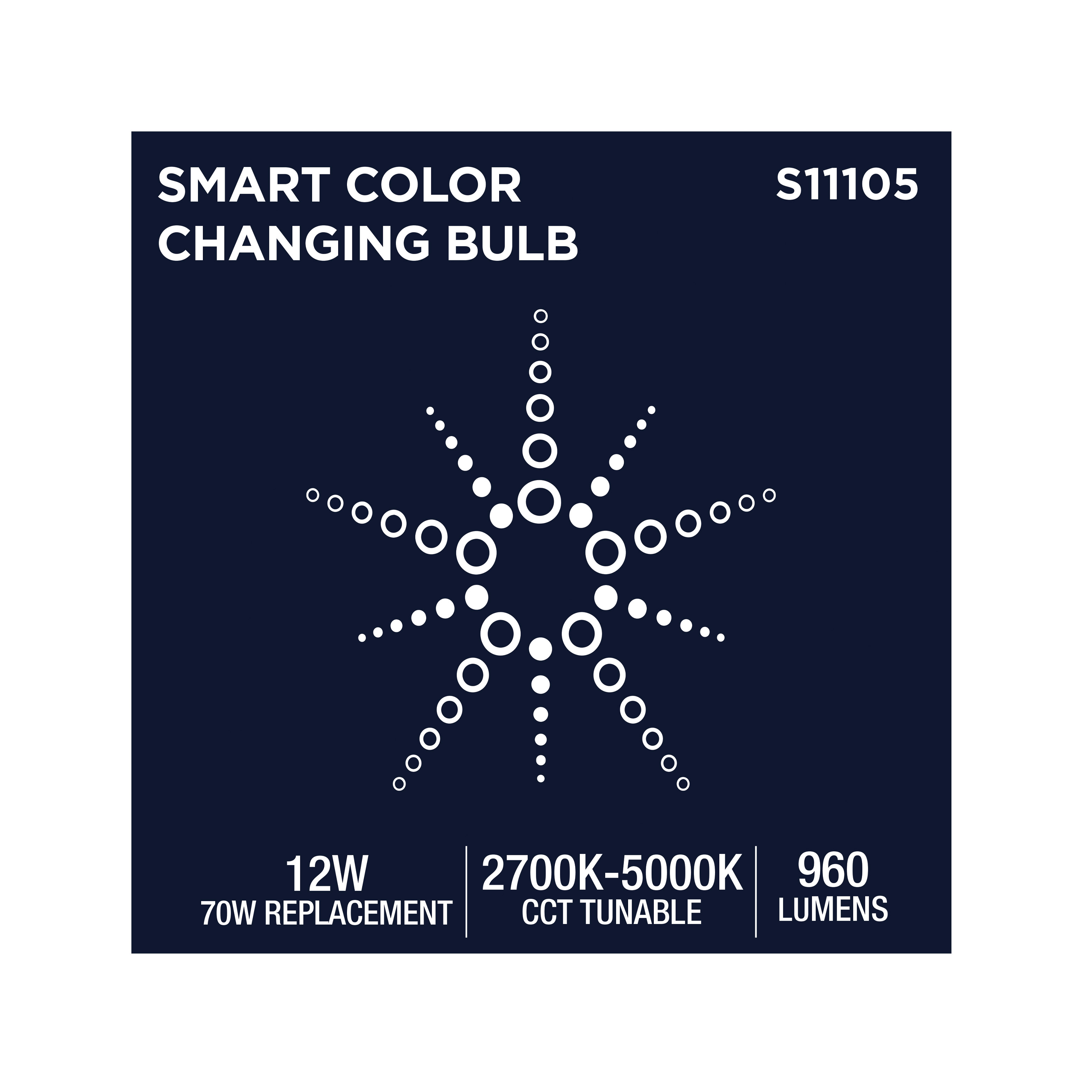 BR40/12W/LED/RGBTW/SF - S11105