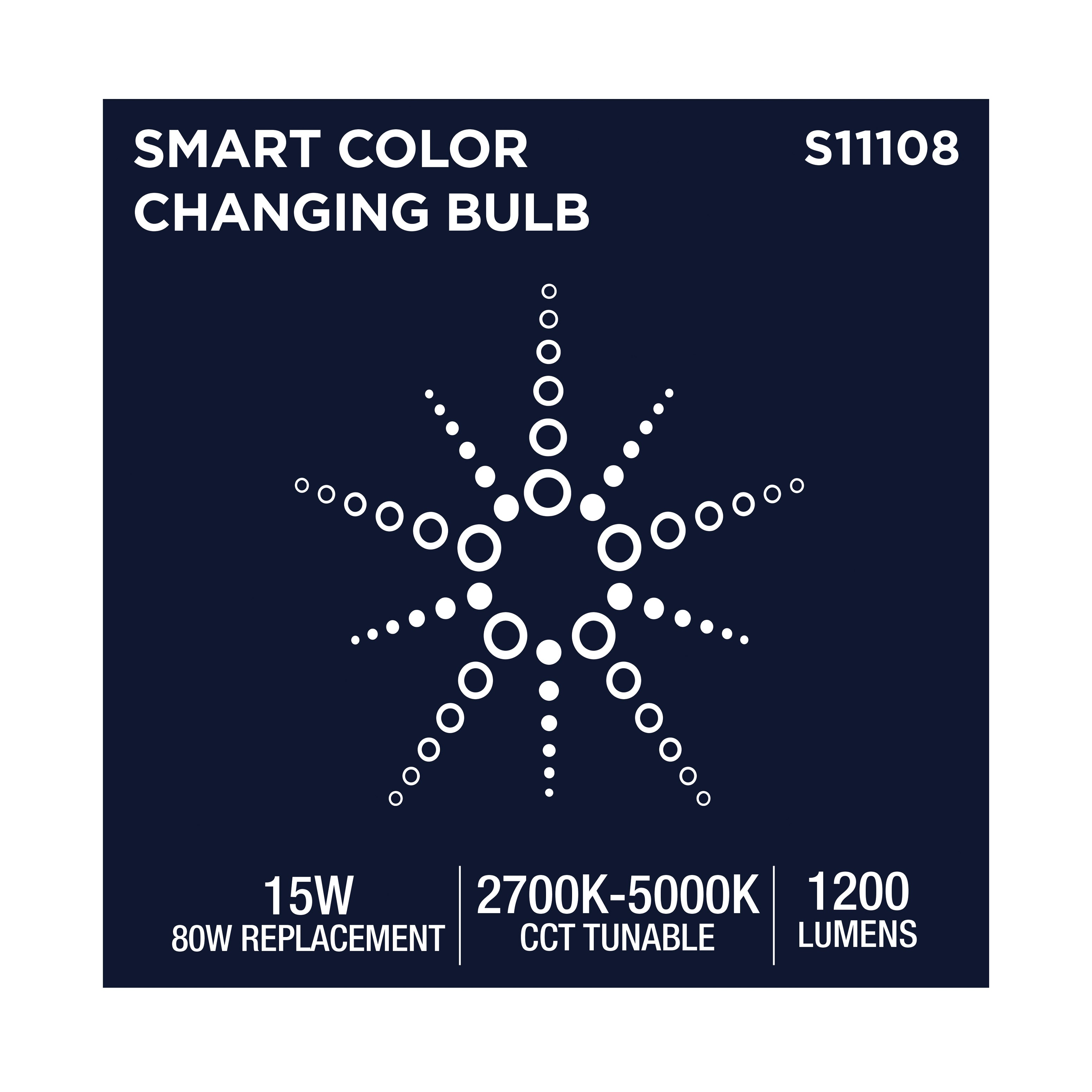 PAR38/15W/LED/RGBTW/SF - S11108