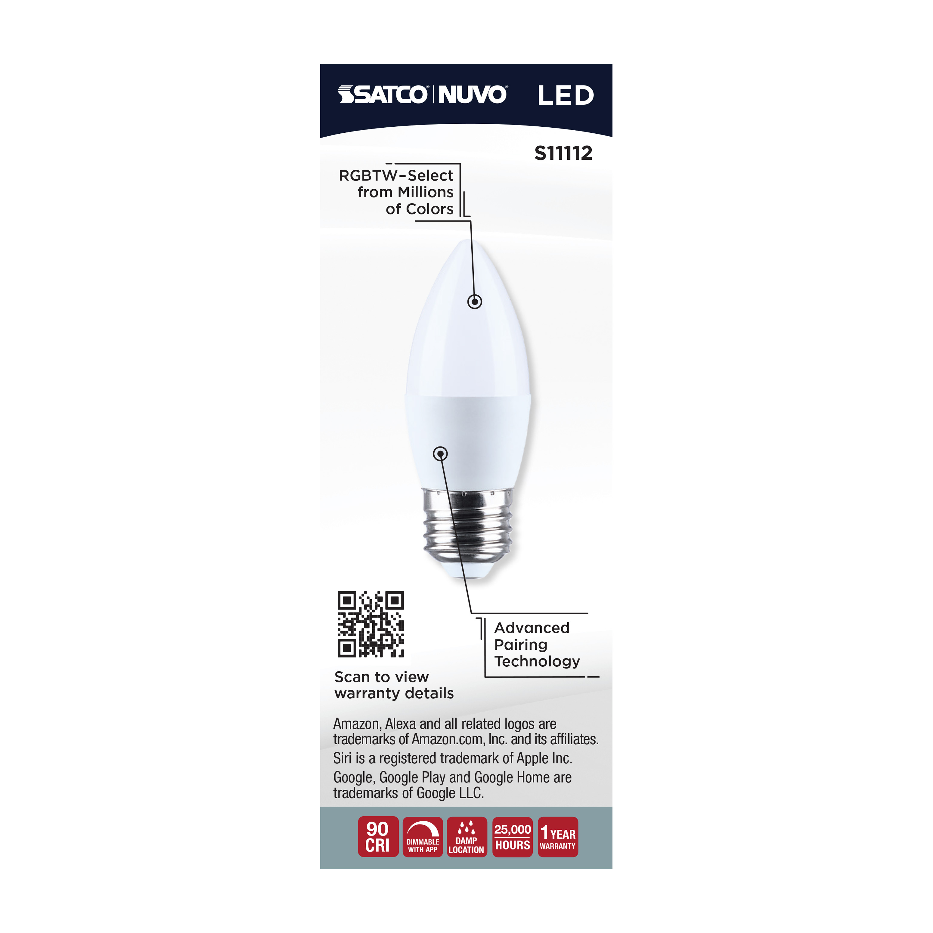 B11/5.5W/LED/RGBTW/SF/26 - S11112