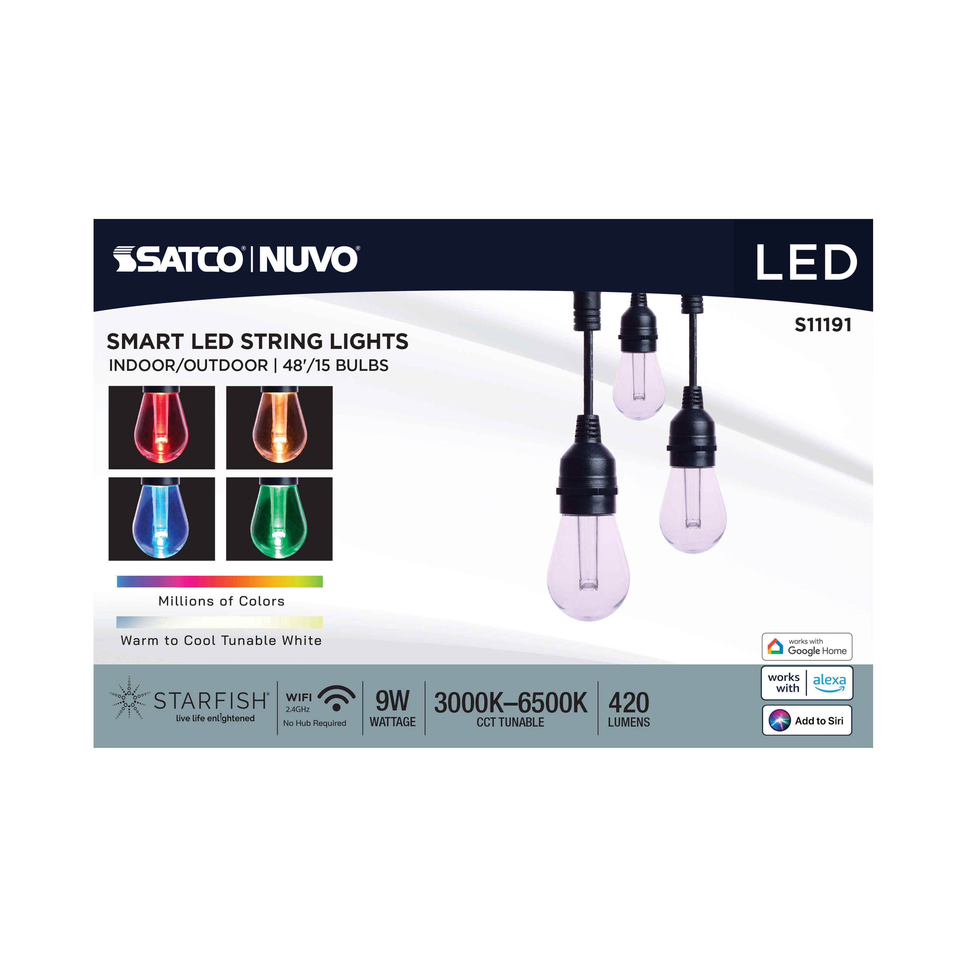 48FT/LED/SL/S14/SF/RGBTW/120V - S11191