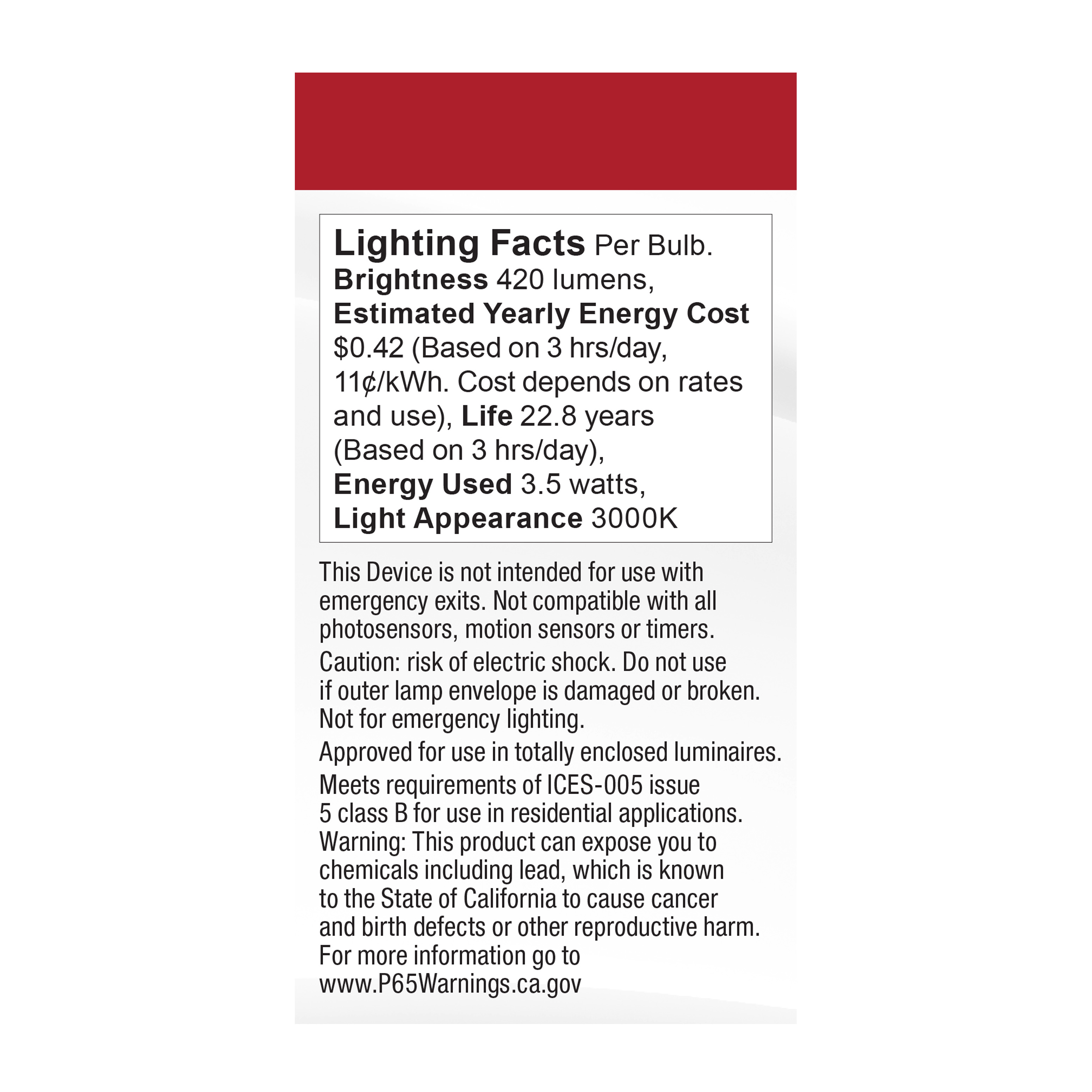 3.5WT14L/930/E26/P/ND/1PK - S11205