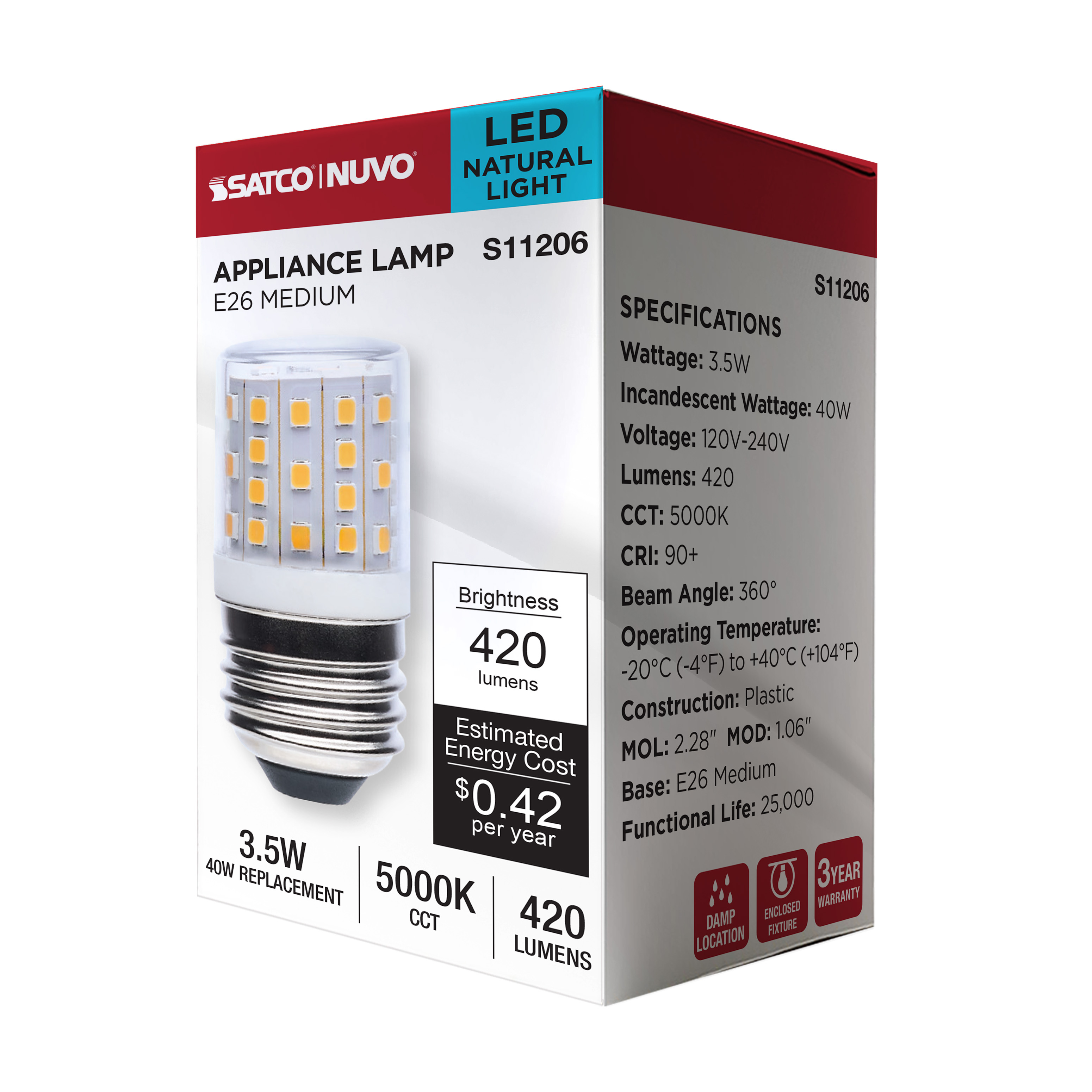 3.5WT14L/950/E26/P/ND/1PK - S11206