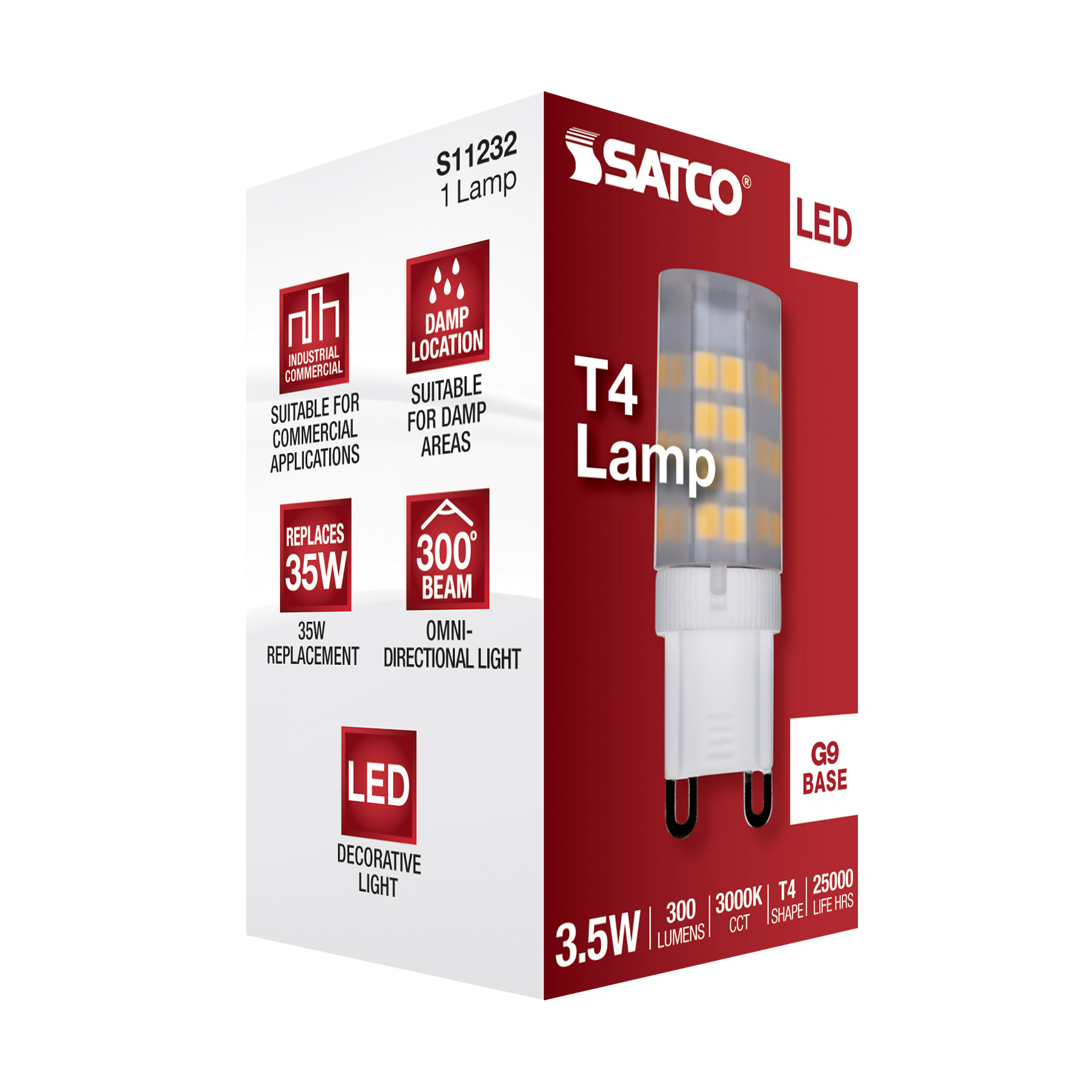 3.5W/LED/G9/830/FR/120V/ND - S11232