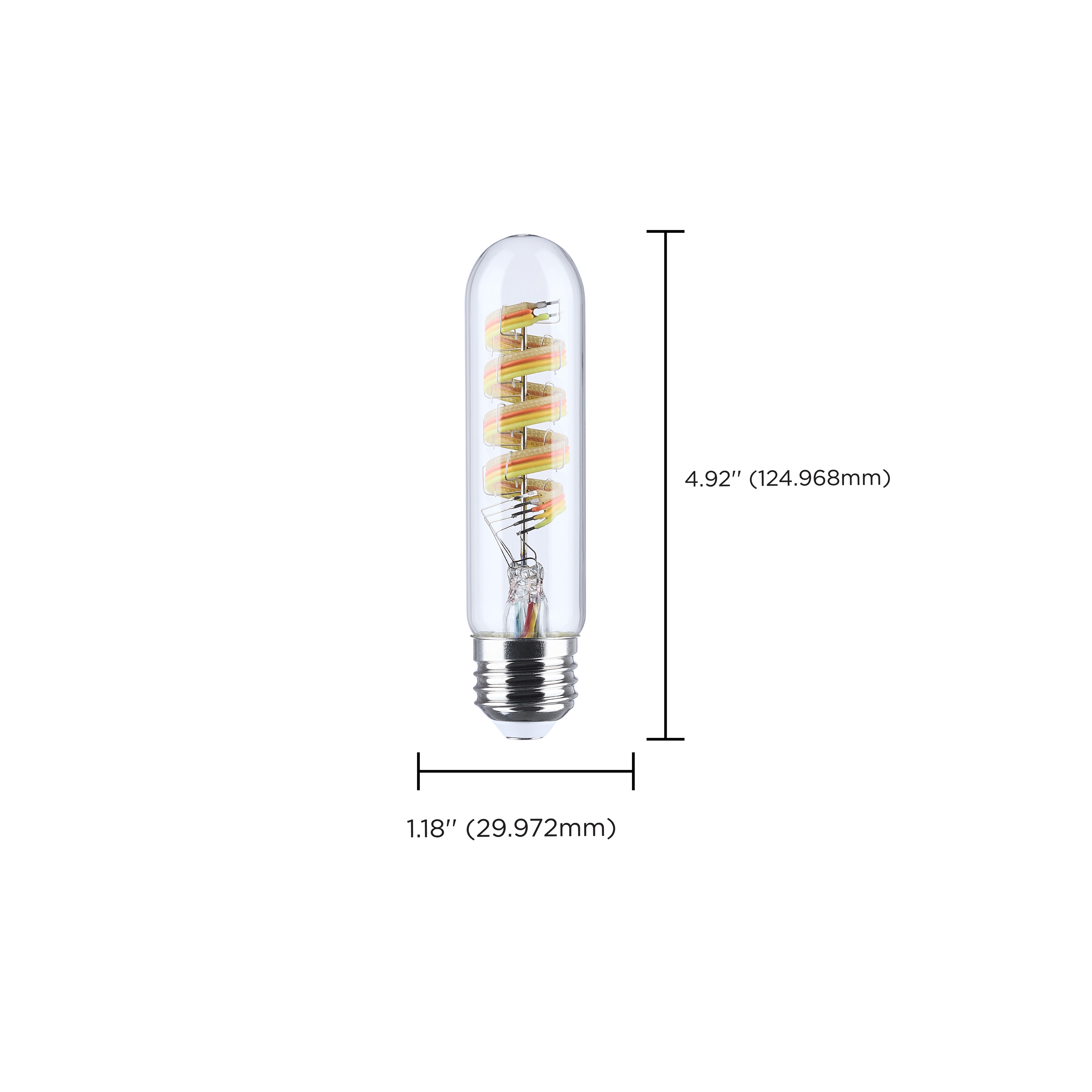 T10/5.5W/LED/RGBTW/SF/CL/E26 - S11245