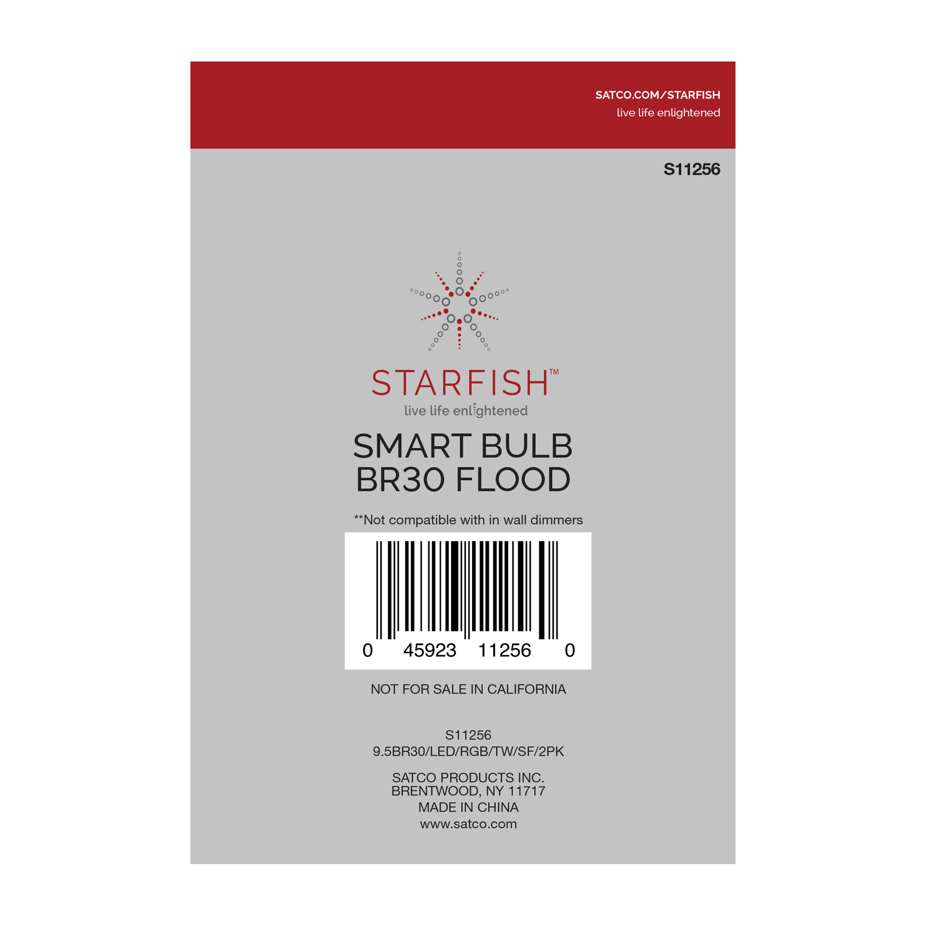 9.5BR30/LED/RGB/TW/SF/2PK - S11256