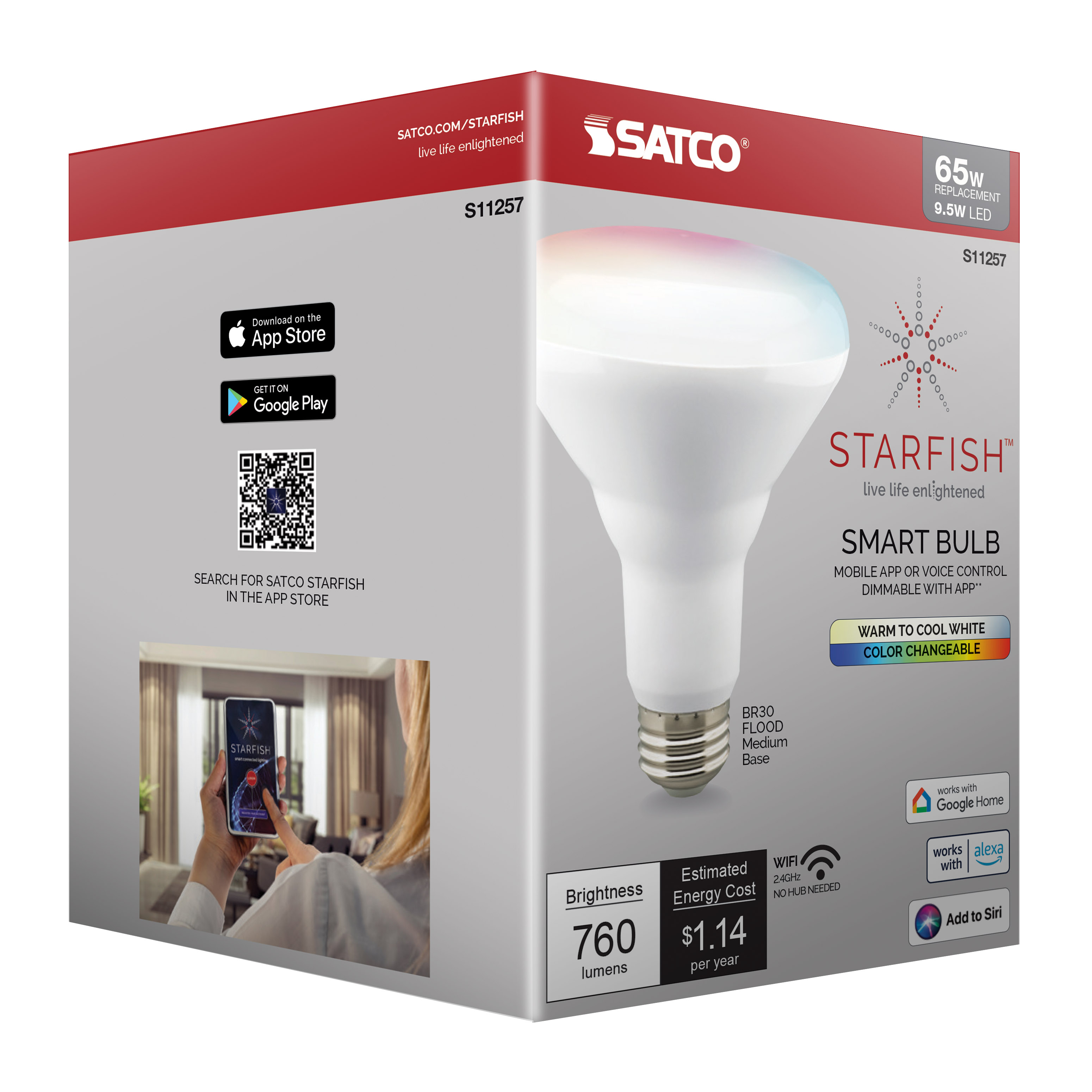 9.5BR30/LED/RGB/TW/T20/SF - S11257