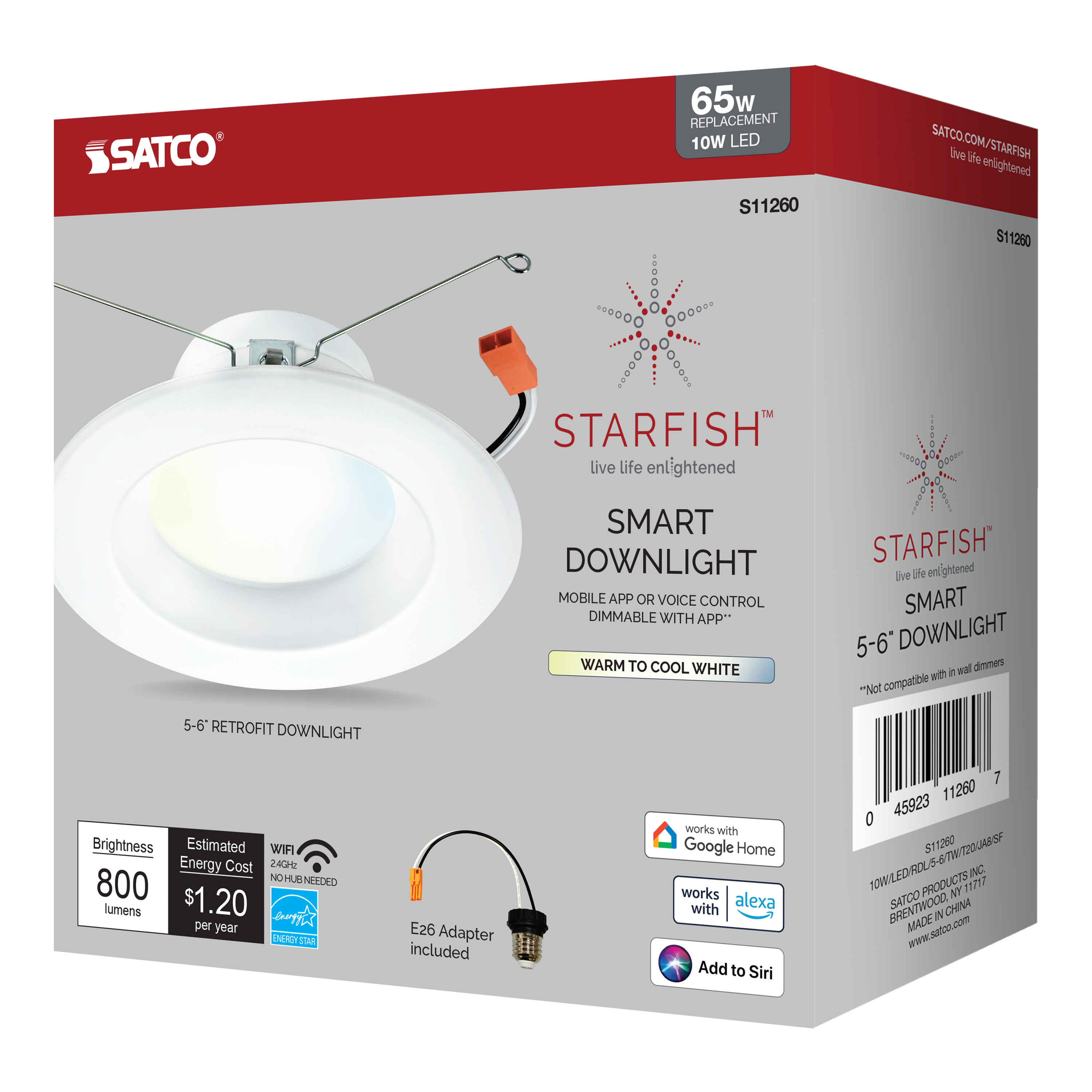 10W/LED/RDL/5-6/TW/T20/JA8/SF - S11260