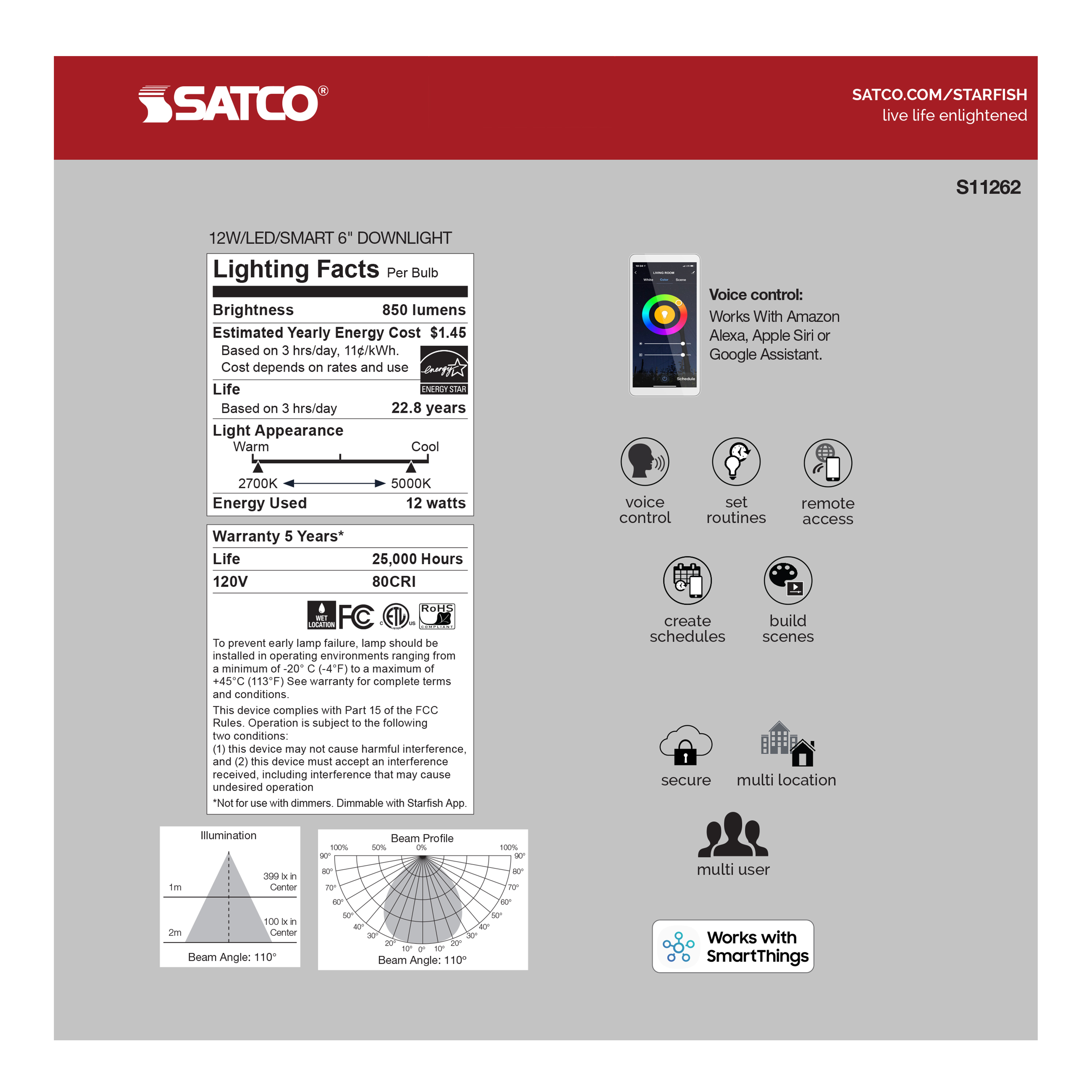 12WLED/DW/6/TW/RD/SF - S11262