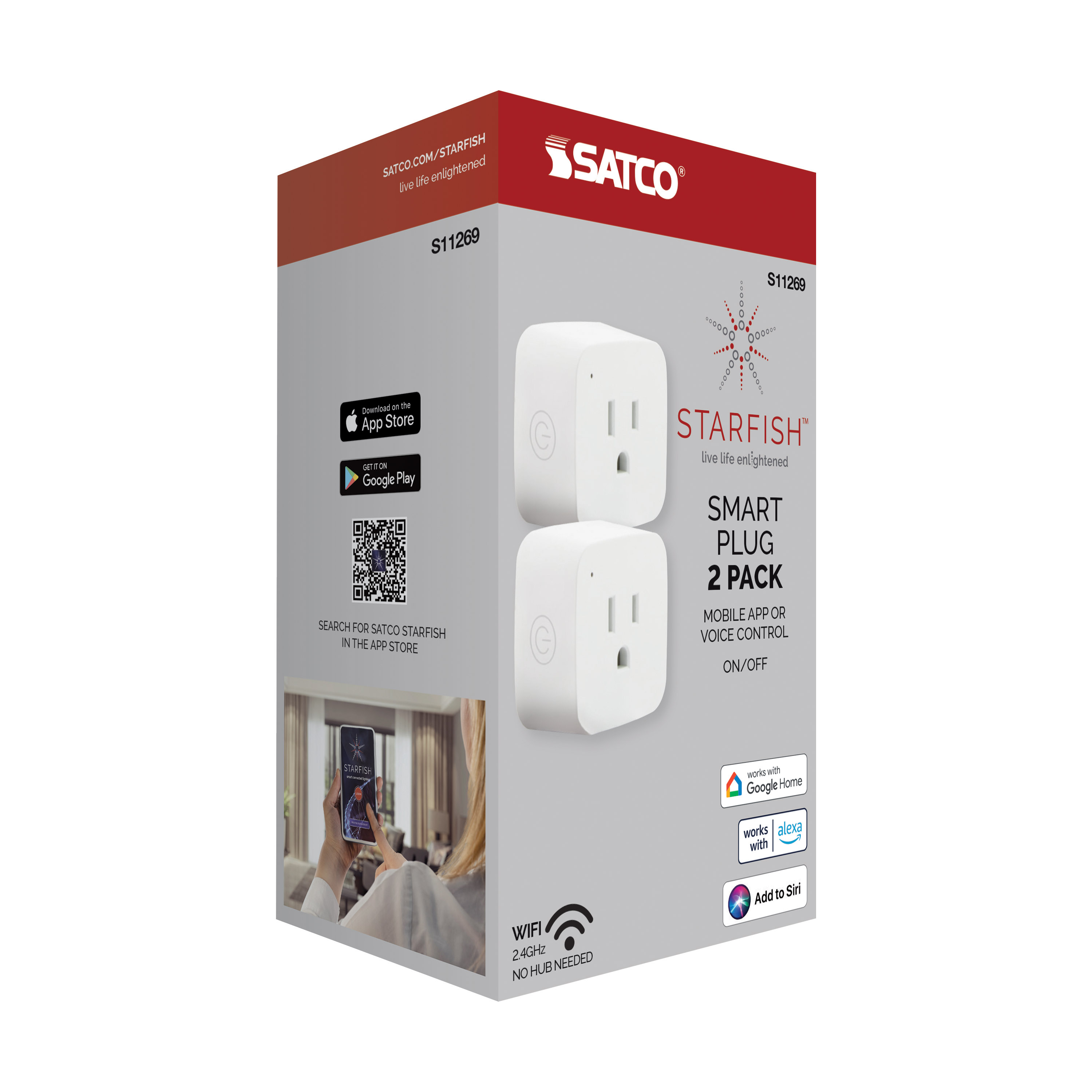 10A/SMART-PLUG/SF/2PK (MINI SQ - S11269