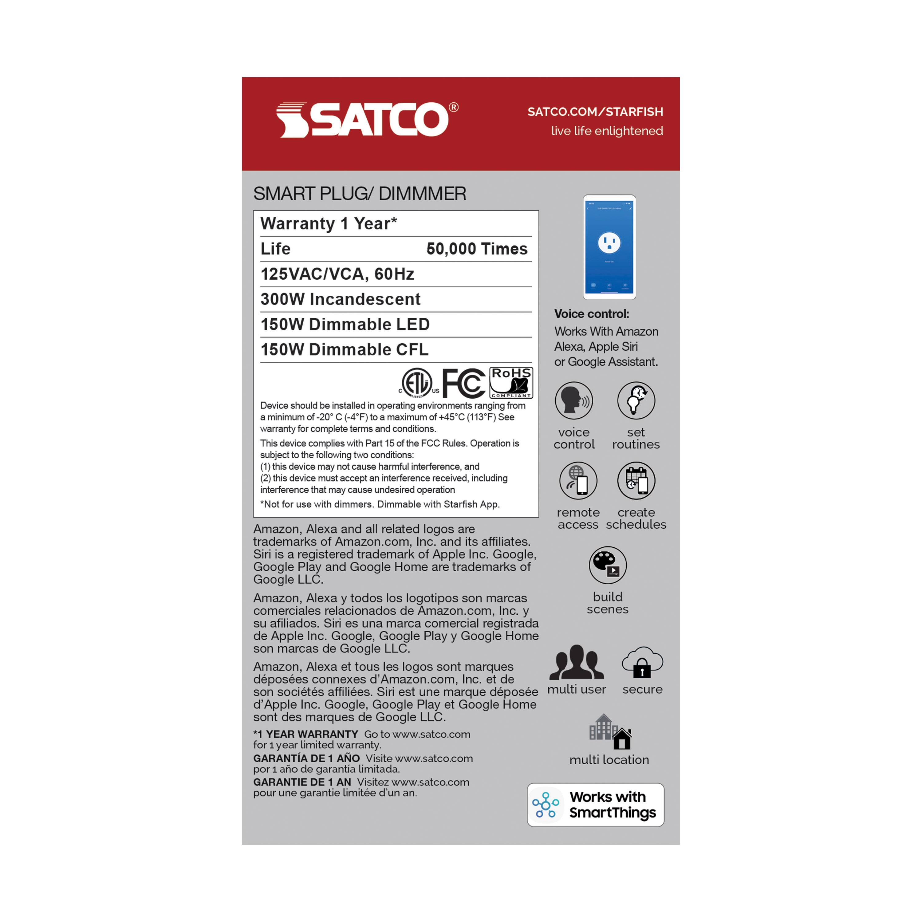 15A/SMART-PLUG/SF/DIM (RECTANG - S11270