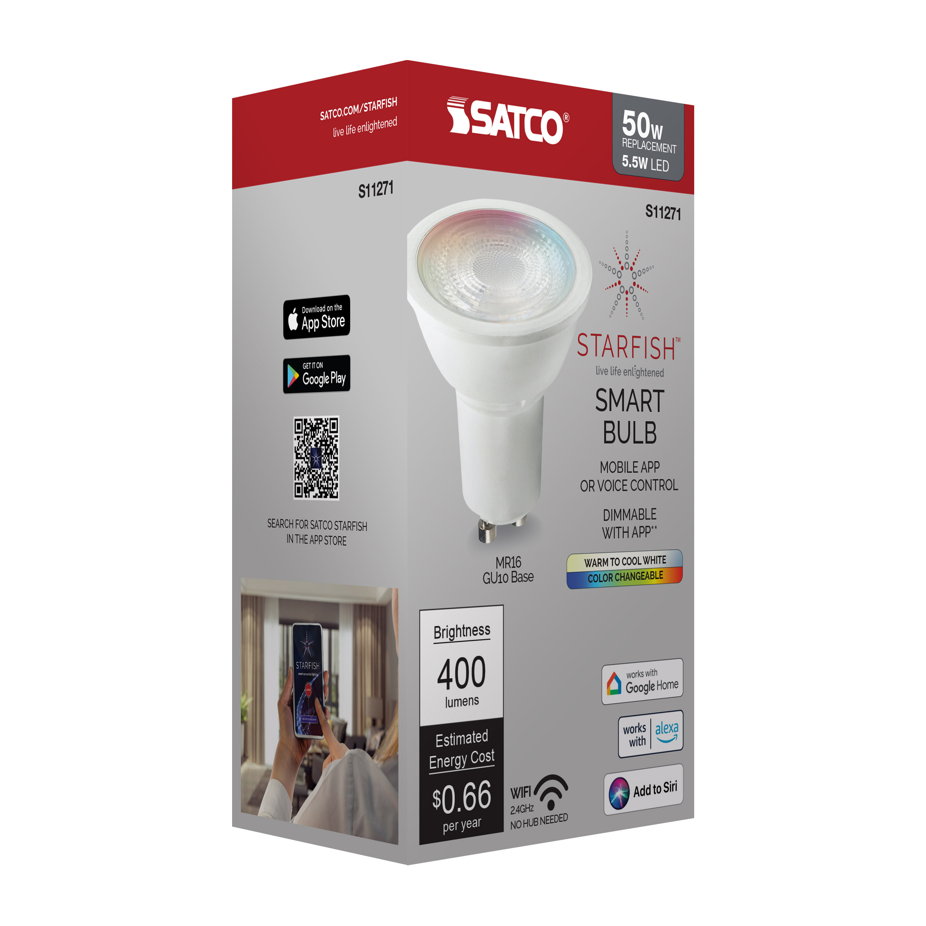 5.5MR16/GU10/RGB/TW/SF - S11271