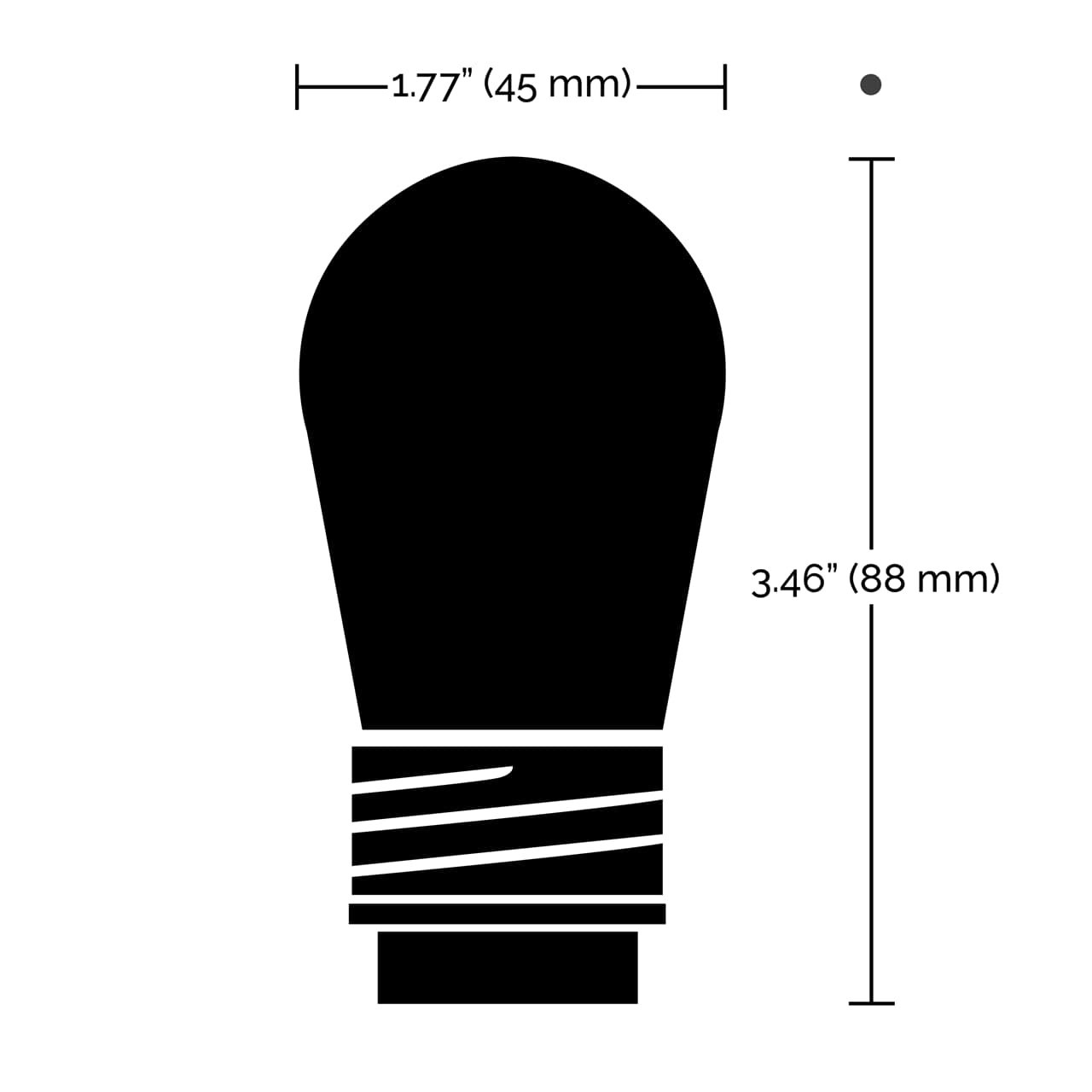 1S14/LED/RGBW/12V/SF/2PK - S11273