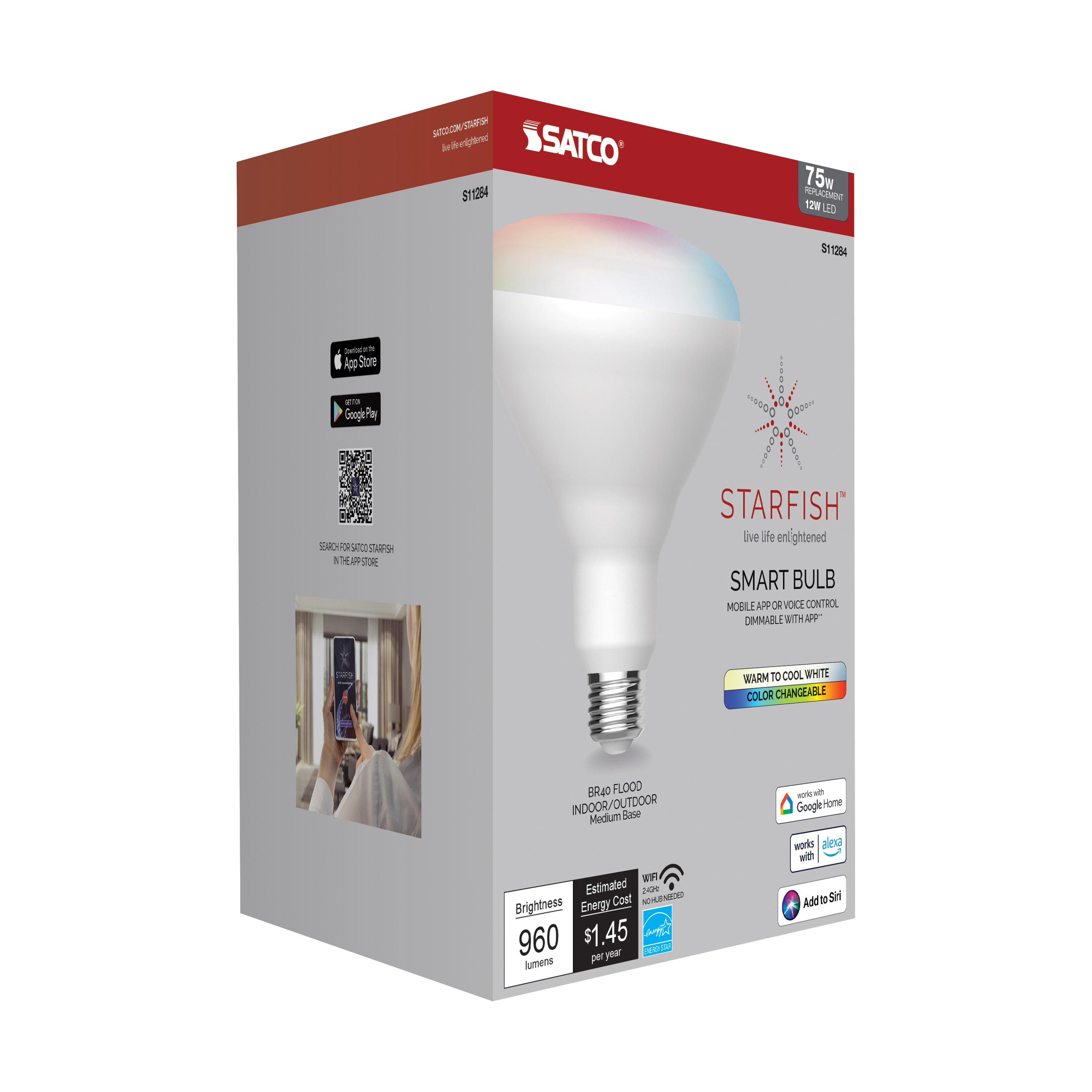 12BR40/LED/RGB/TW/T20/SF - S11284