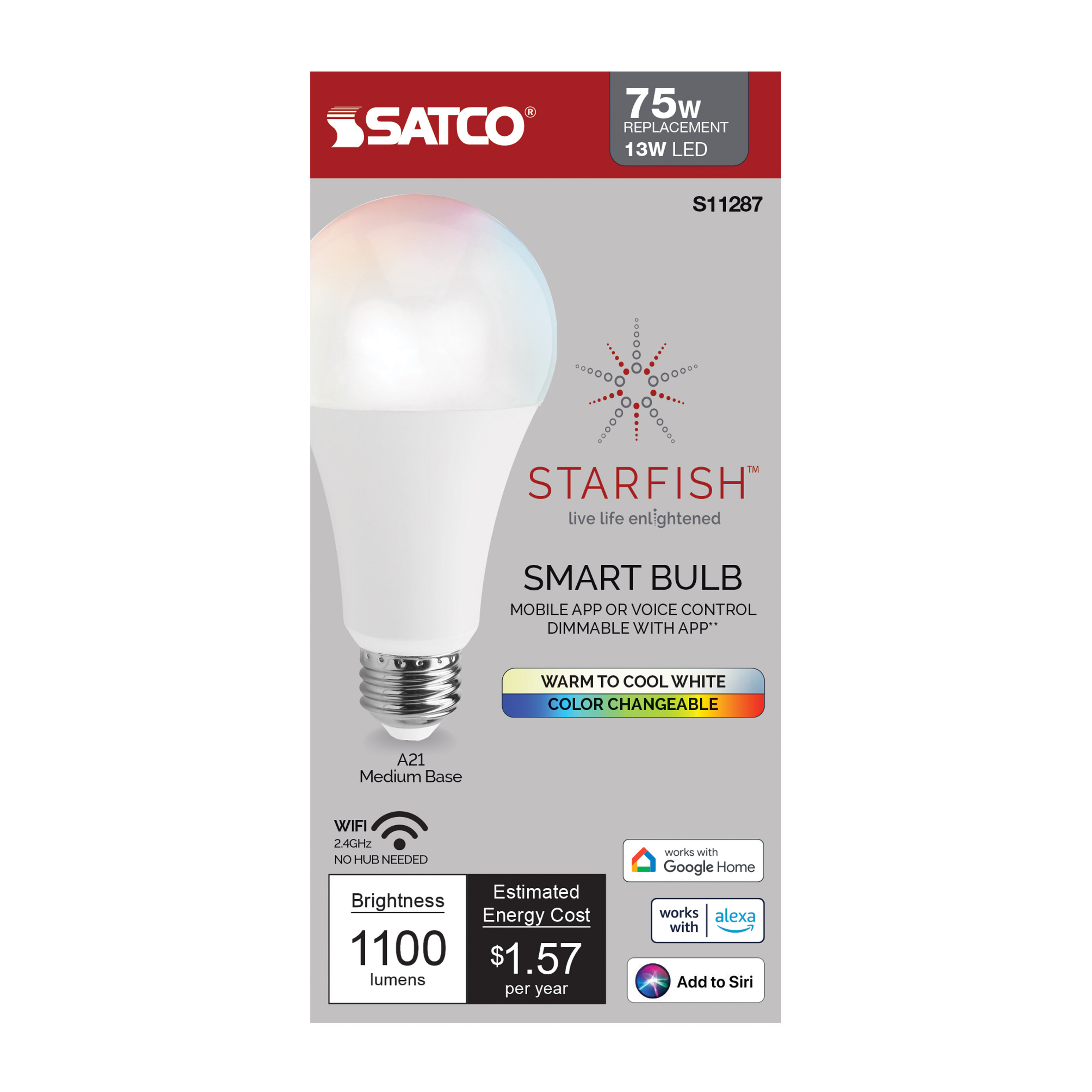 13A21/LED/RGB/TW/T20/SF - S11287