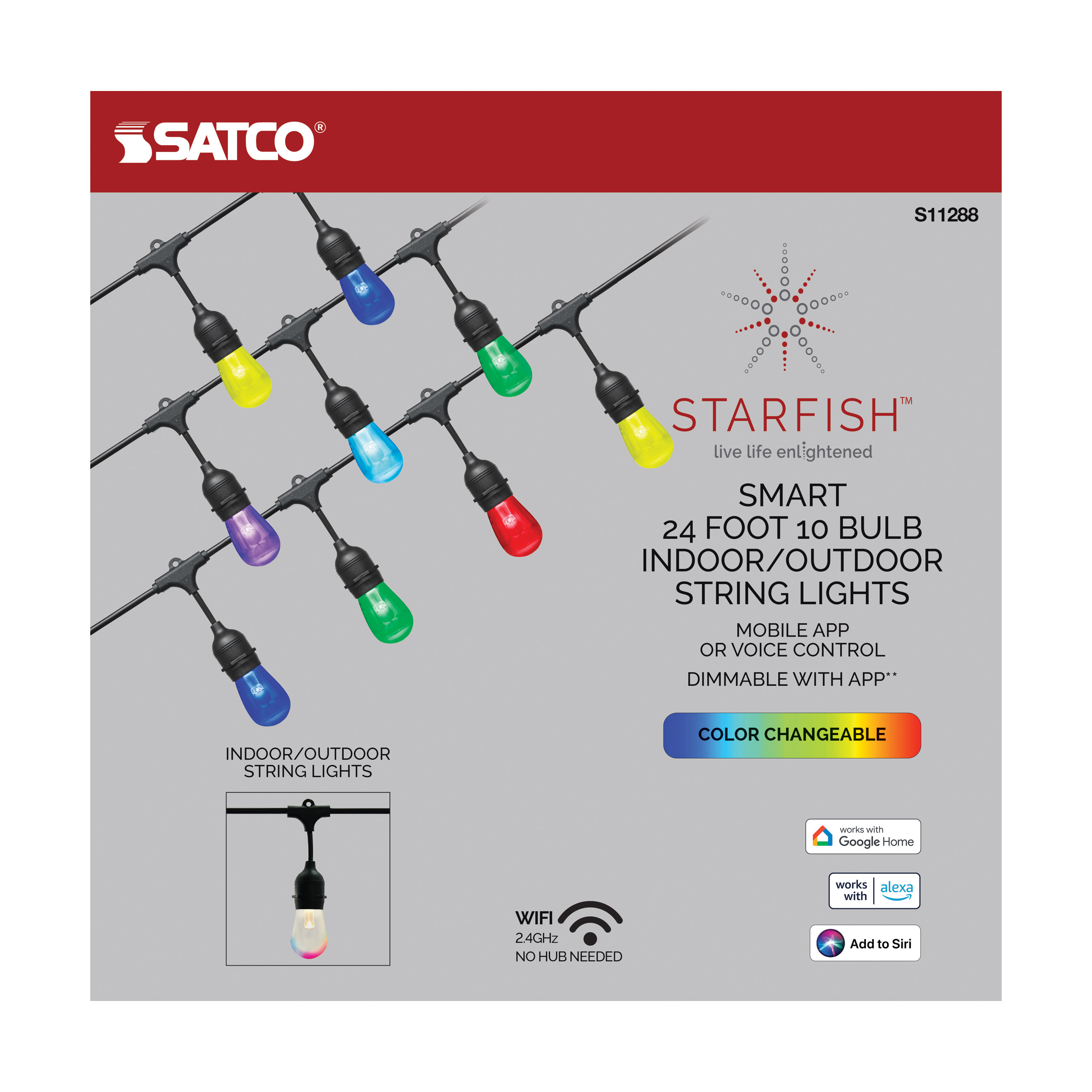 10W/LED/STRING/RGBW/SF - S11288