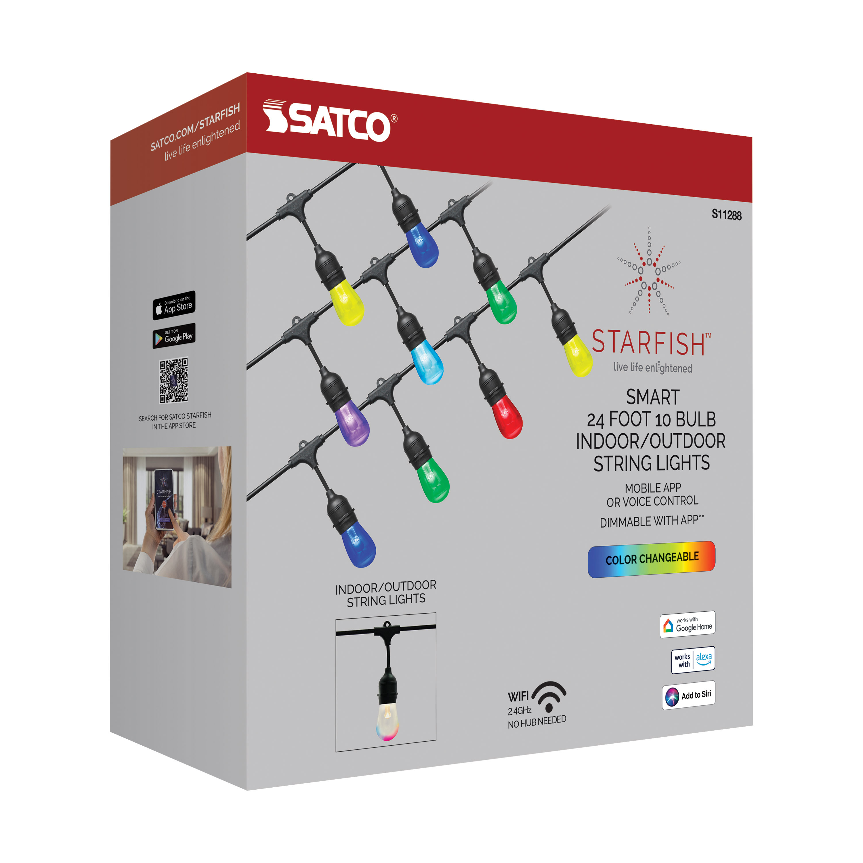 10W/LED/STRING/RGBW/SF - S11288