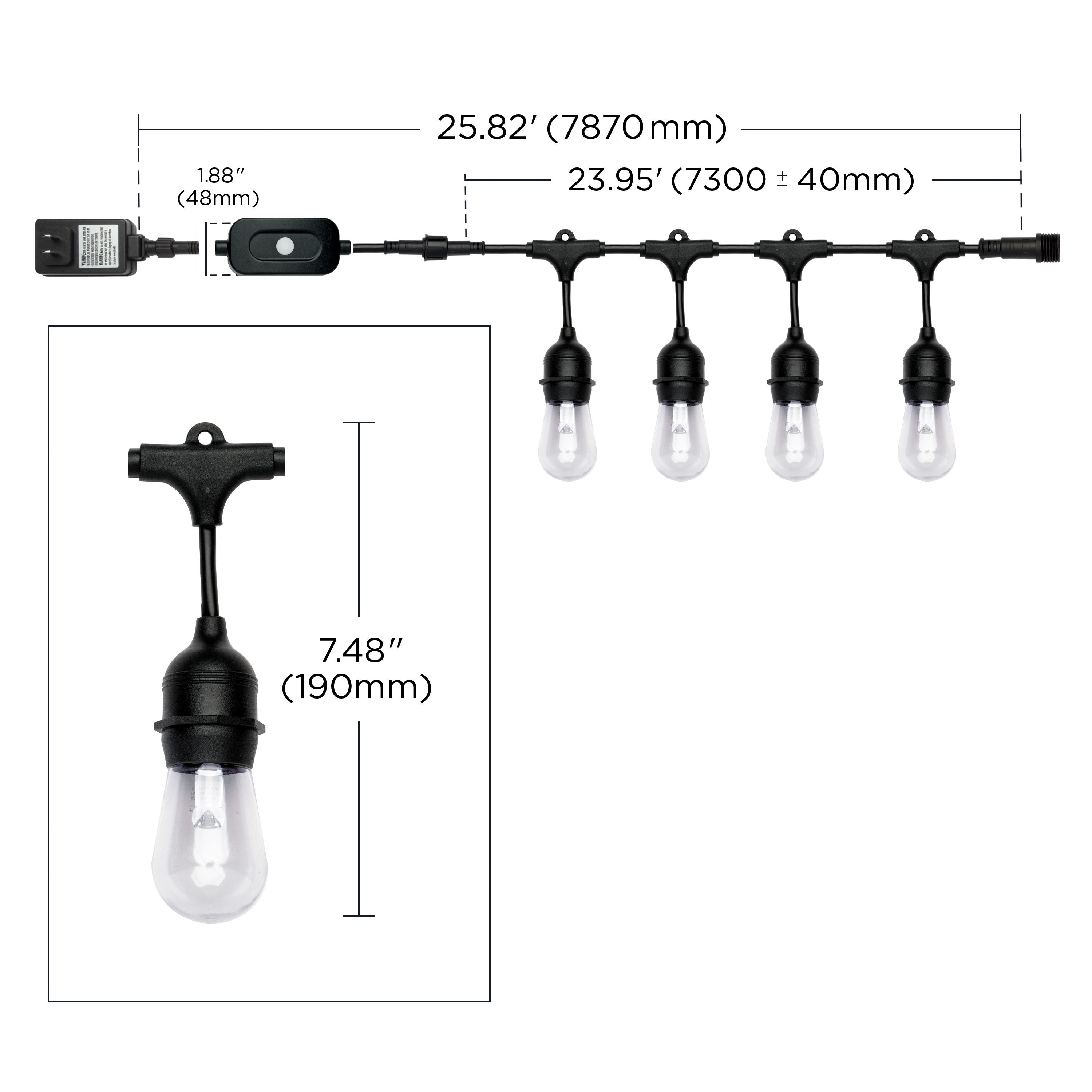 10W/LED/STRING/RGBW/SF - S11288