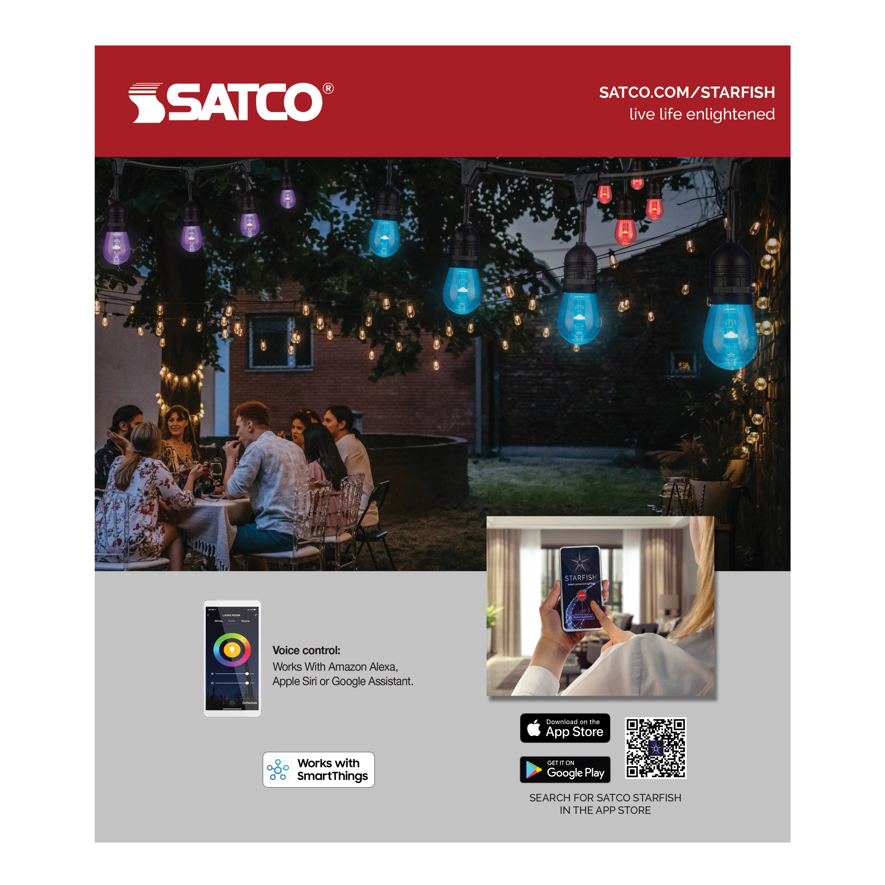 24FT/LED/SL/S14/SF/RGBW/12 - S11290