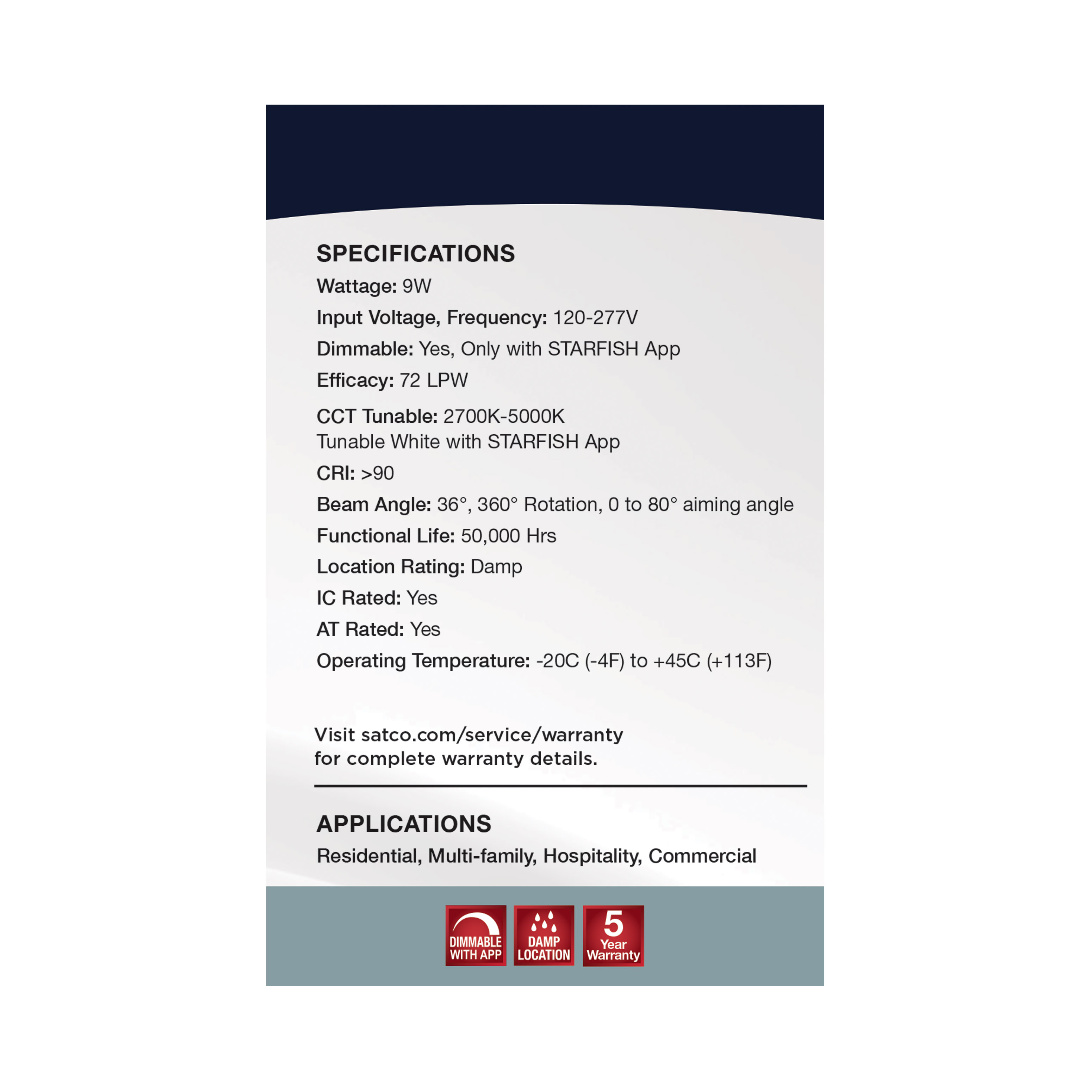 9WLED/GBL/4/RGBW/RND/BL - S11294