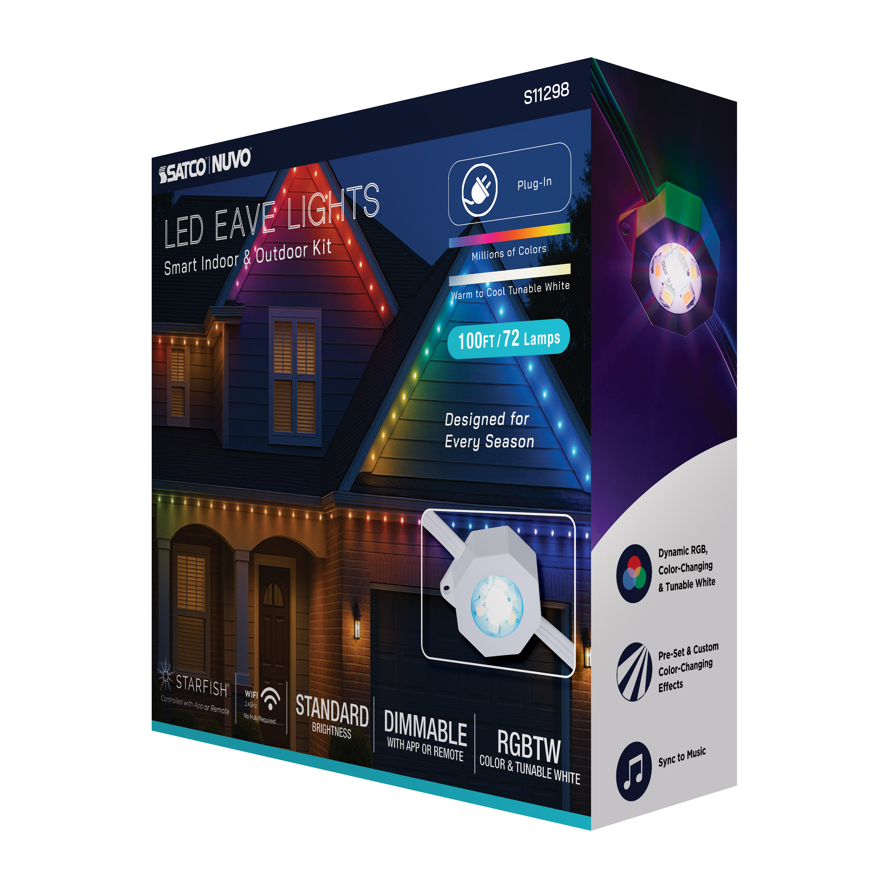 100FT/72LED/PSL/SF/RGBTWIC - S11298