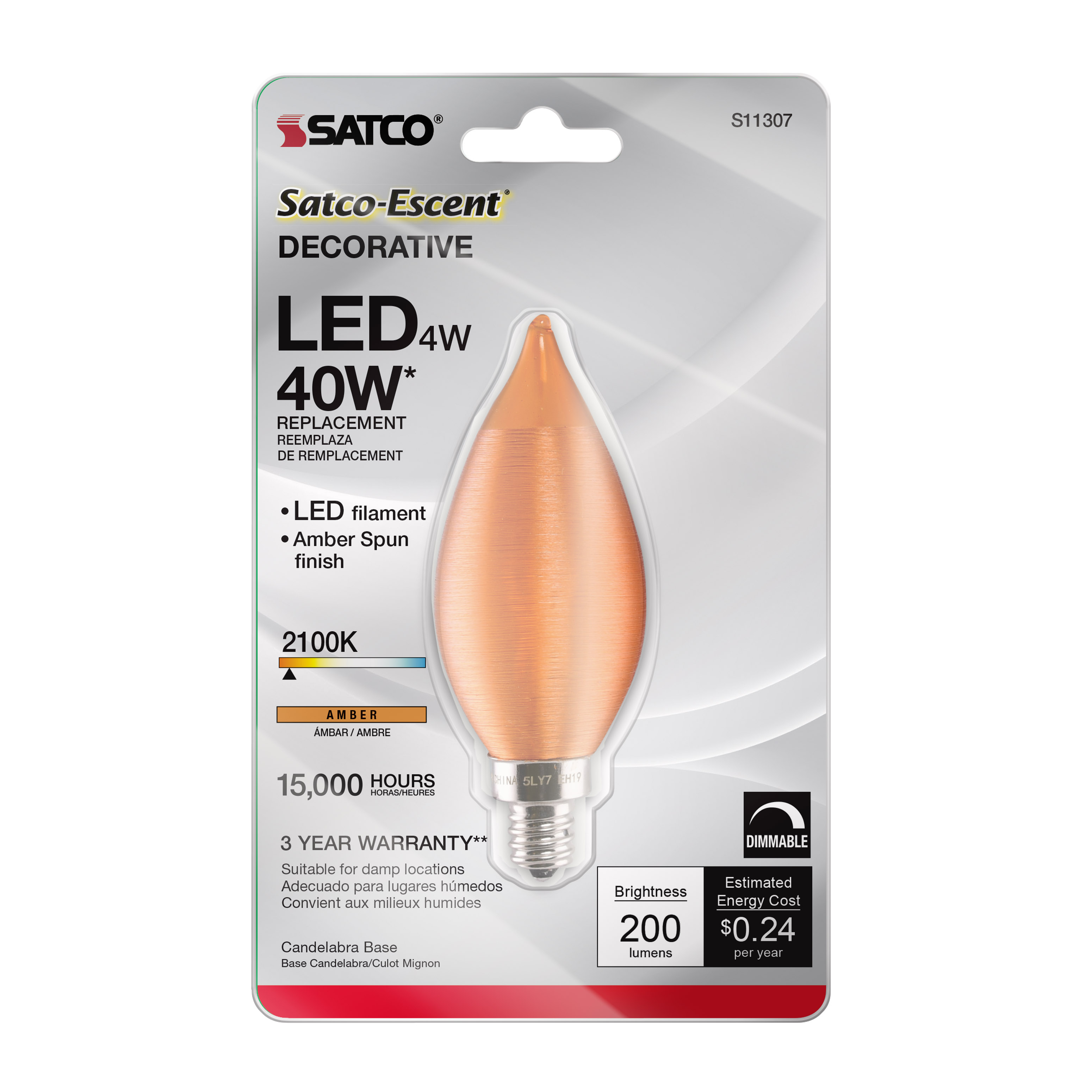 4CA11/LED/A/E12/21K/120V/CD - S11307