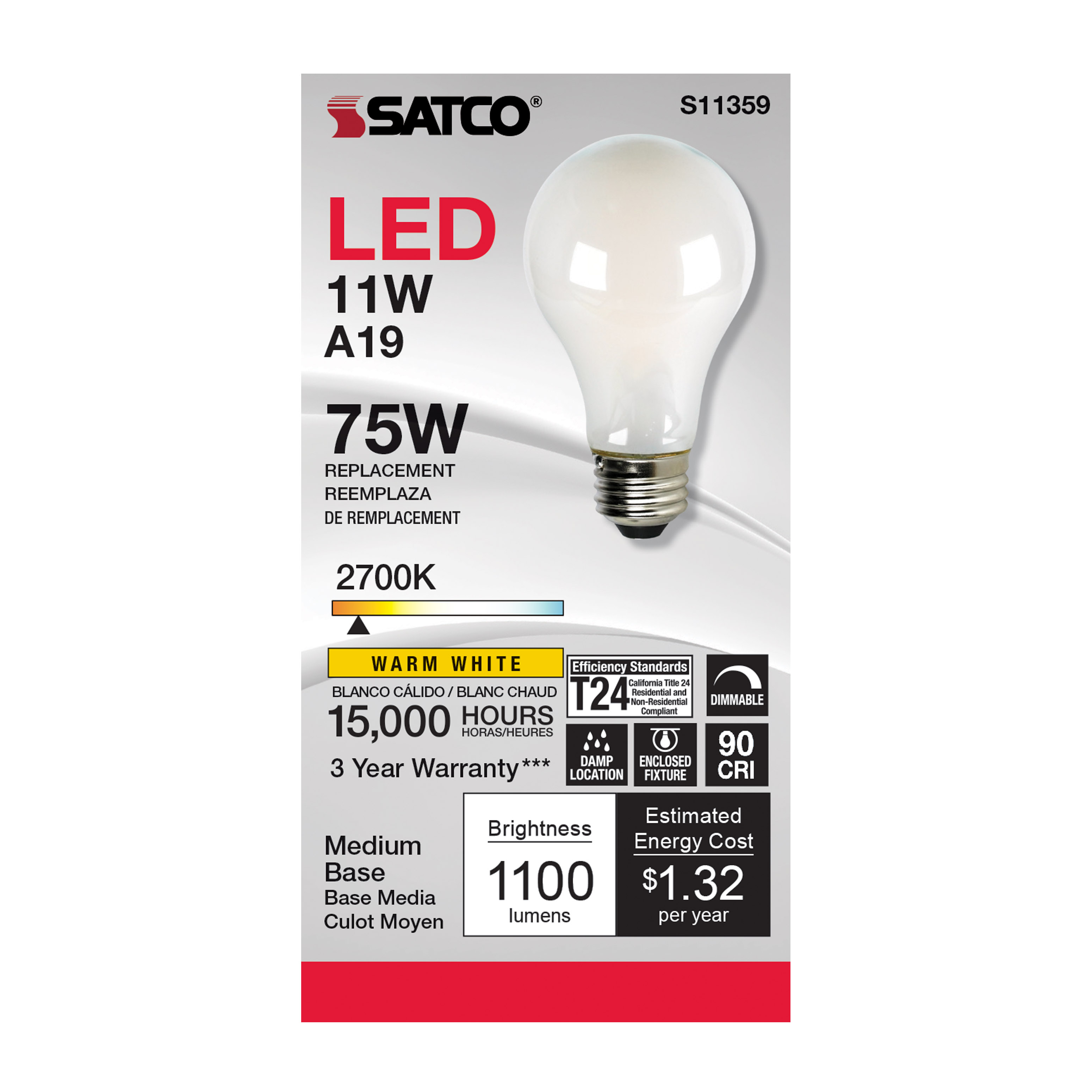 11A19/LED/927/SW/120V - S11359
