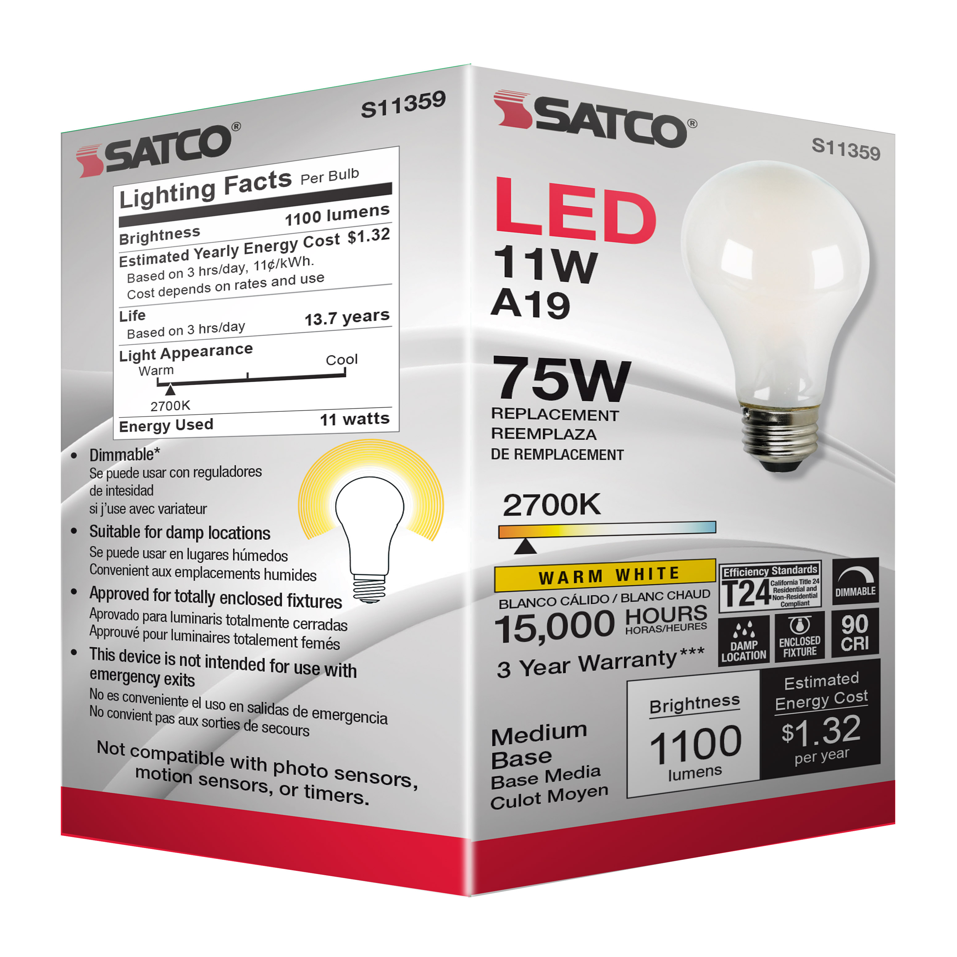 11A19/LED/927/SW/120V - S11359