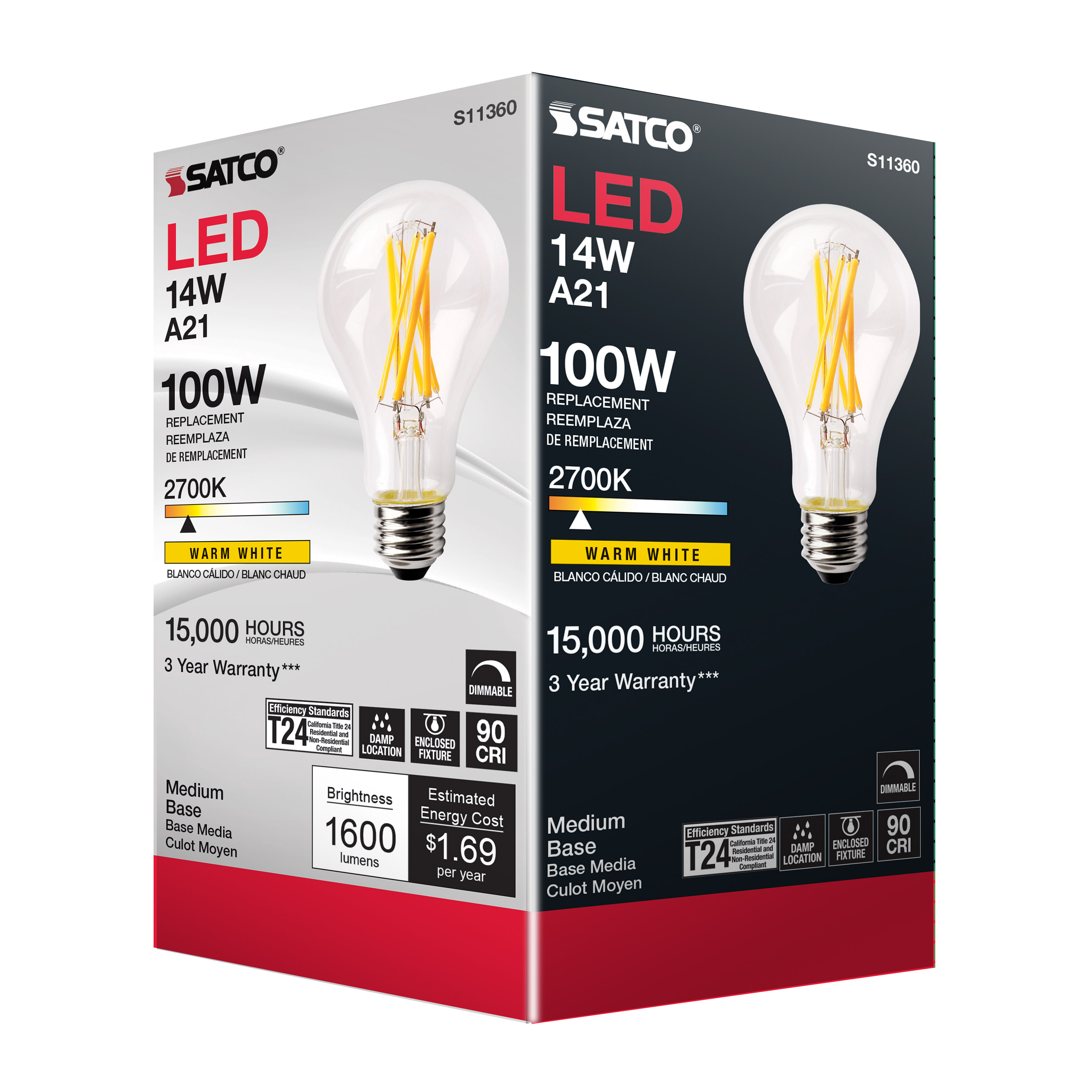 14A21/LED/927/CL/120V - S11360