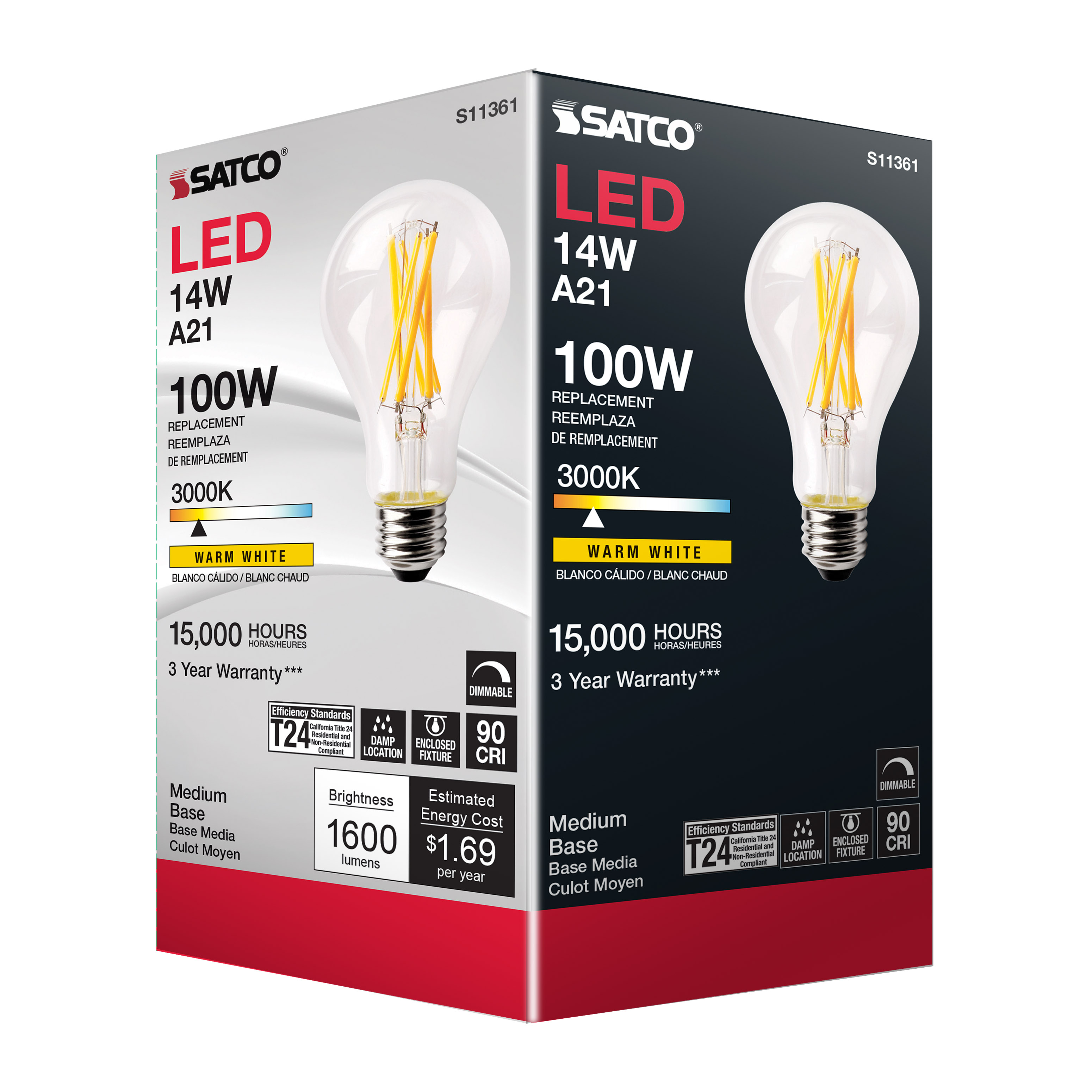 14A21/LED/930/CL/120V - S11361