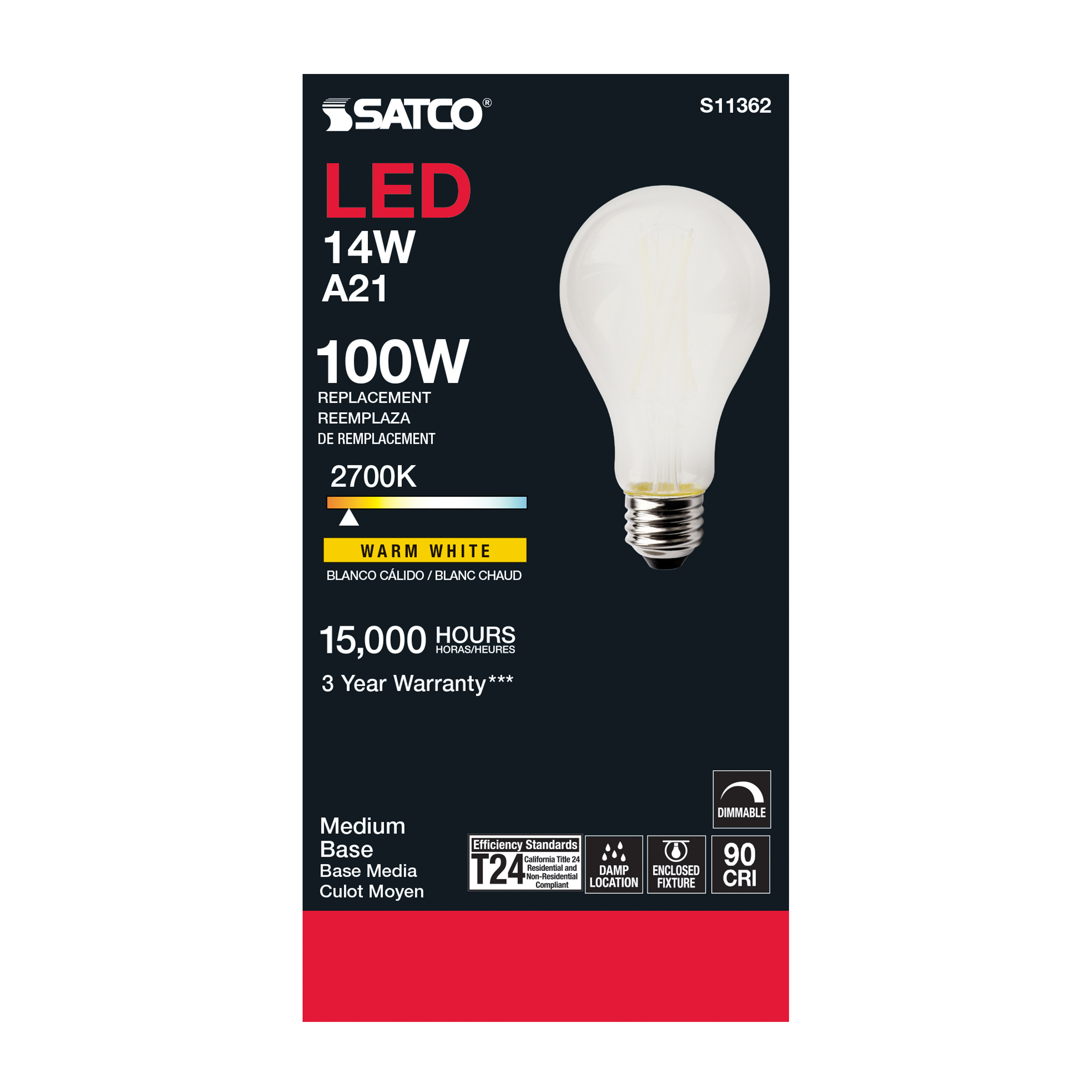 14A21/LED/927/SW/120V - S11362