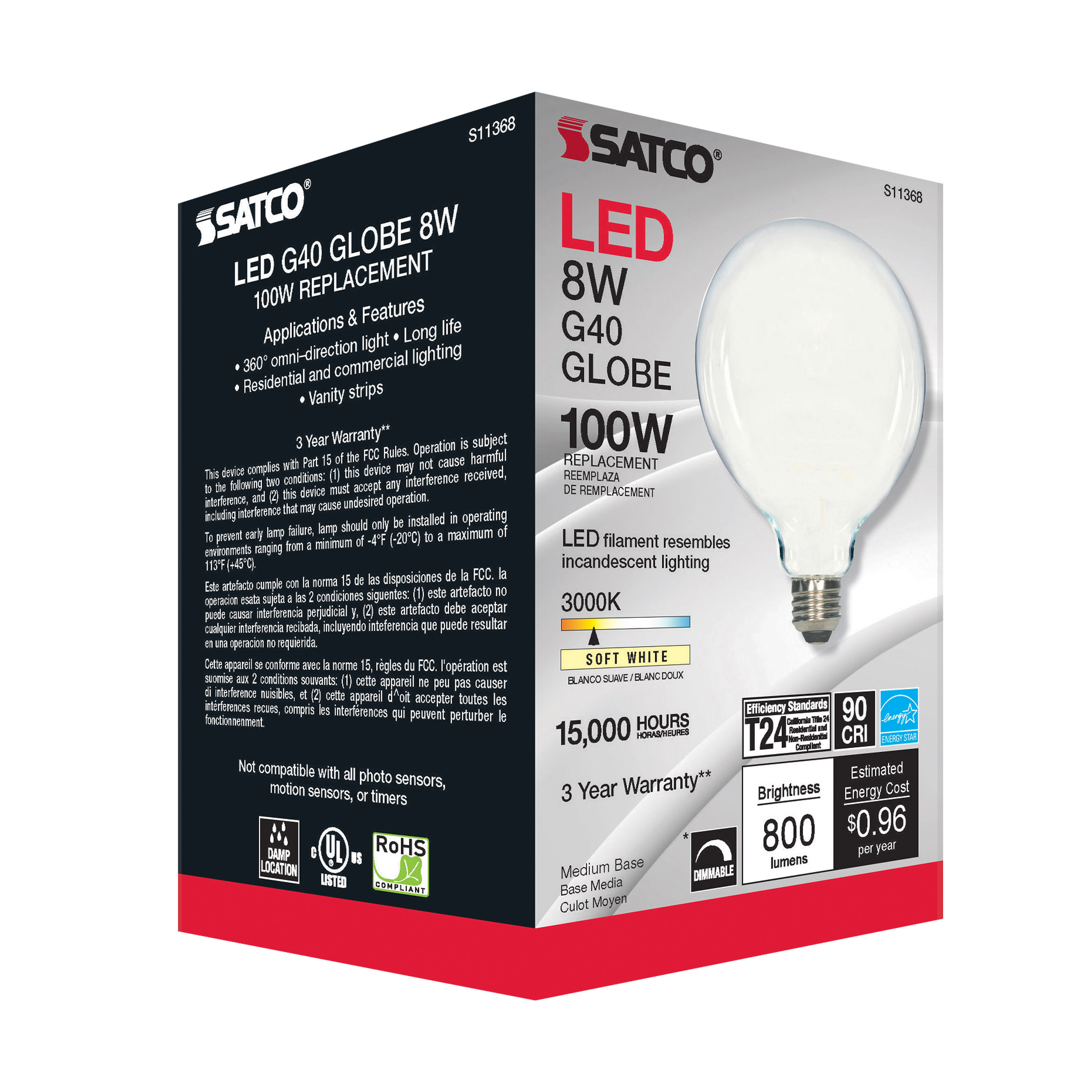 8G40/LED/930/SW/120V - S11368