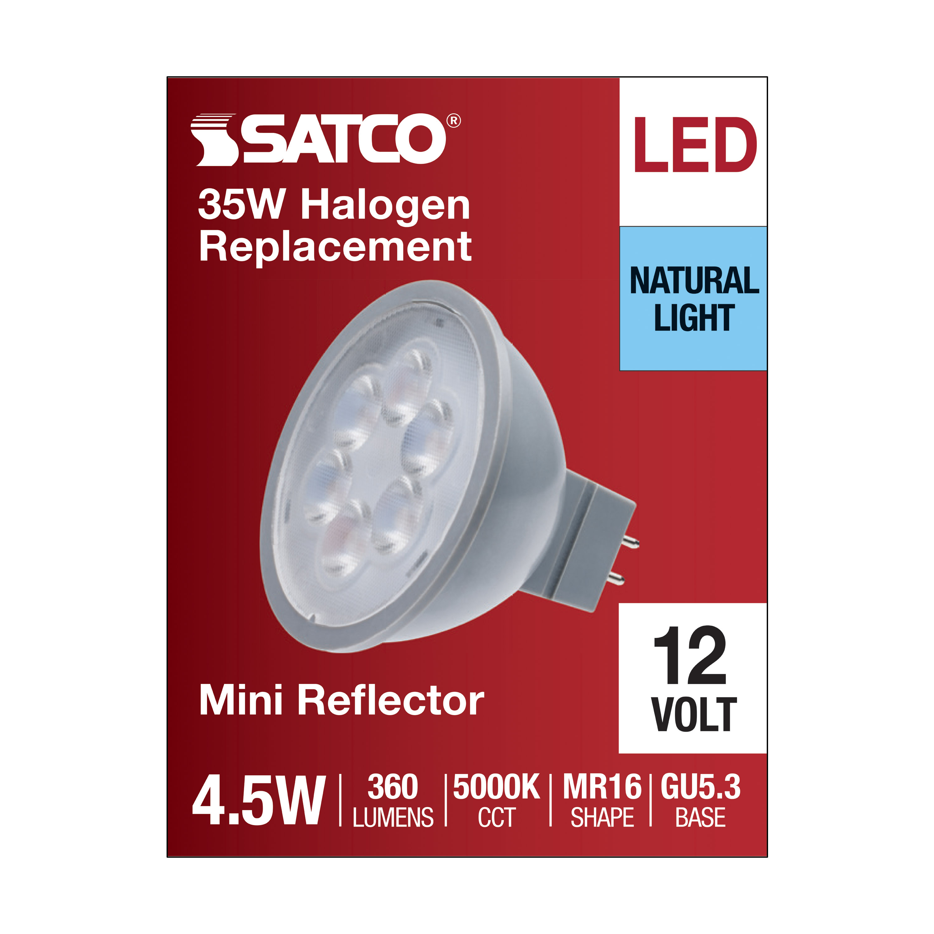 4.5MR16/LED/15'/850/12V - S11390