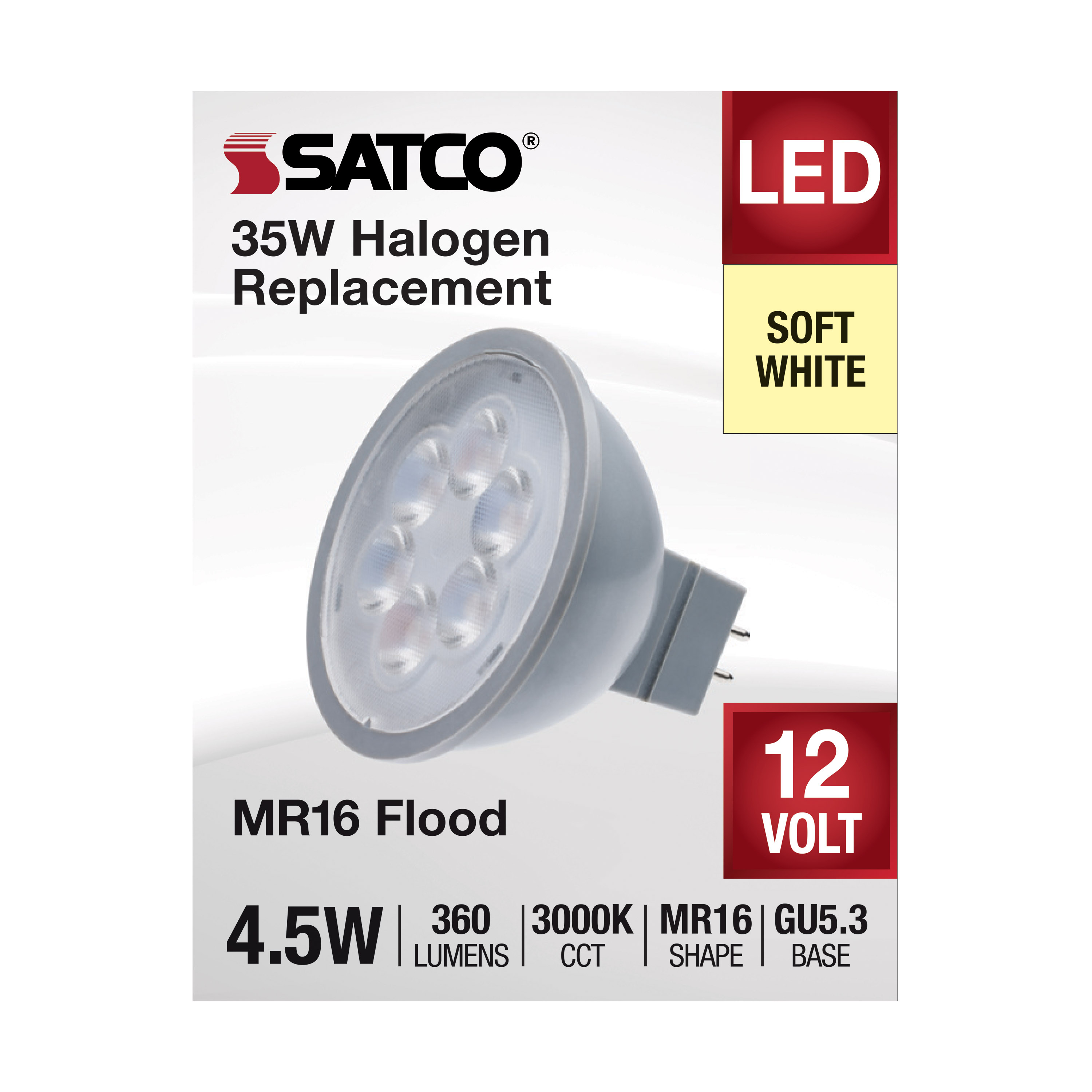 4.5MR16/LED/40'/830/12V - S11392