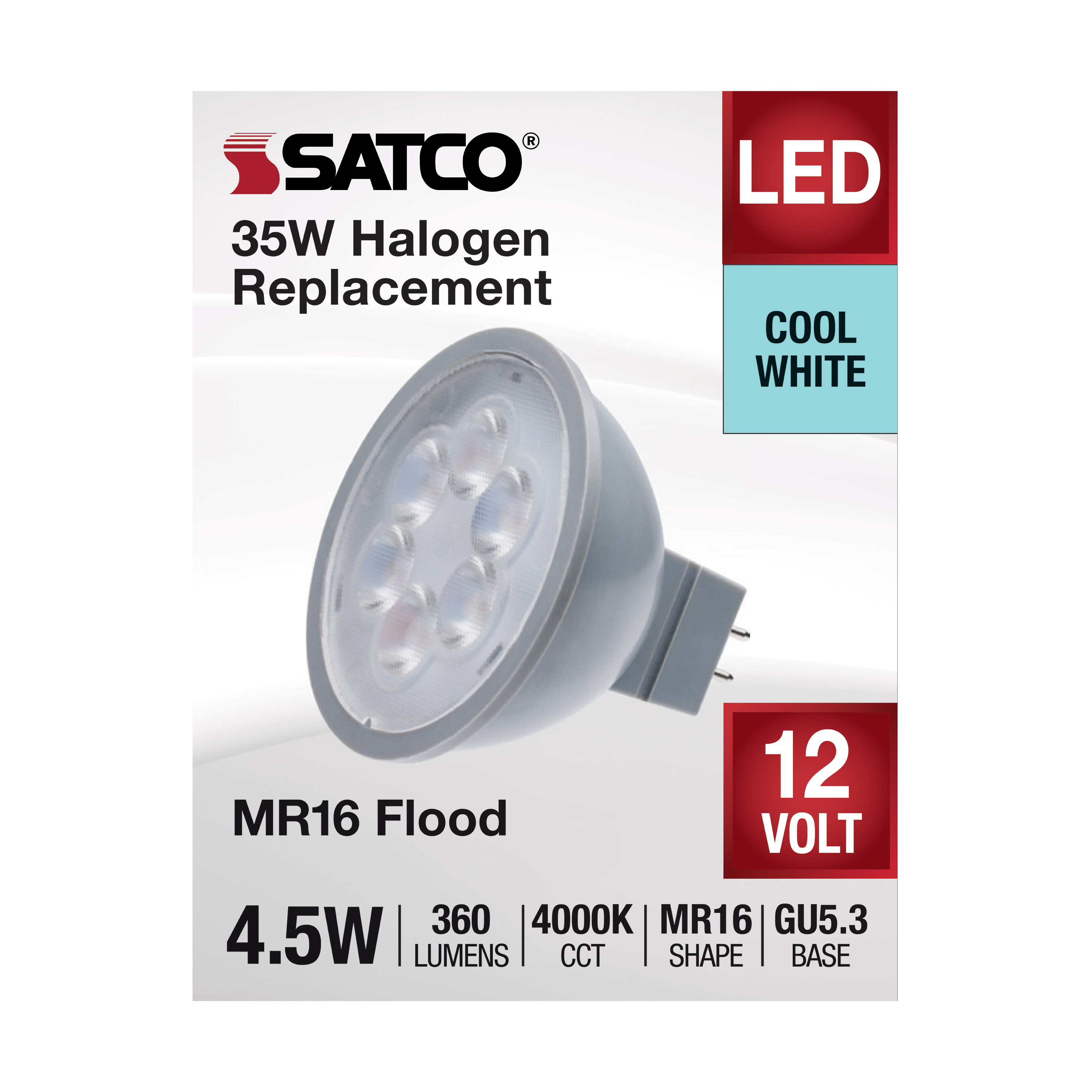 4.5MR16/LED/40'/840/12V - S11394