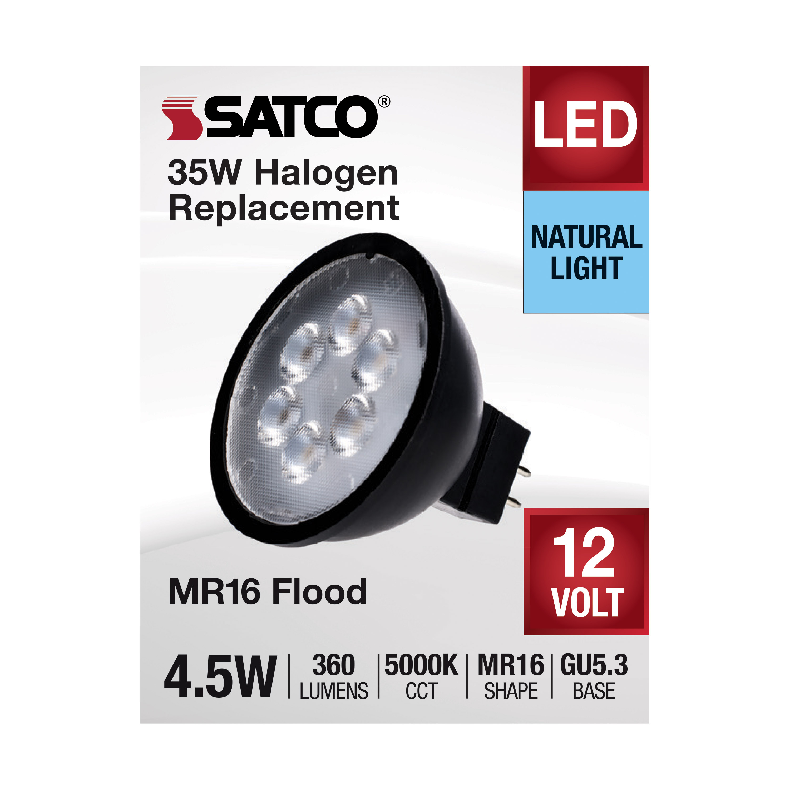 4.5MR16/LED/40'/850/12V/BLACK - S11397