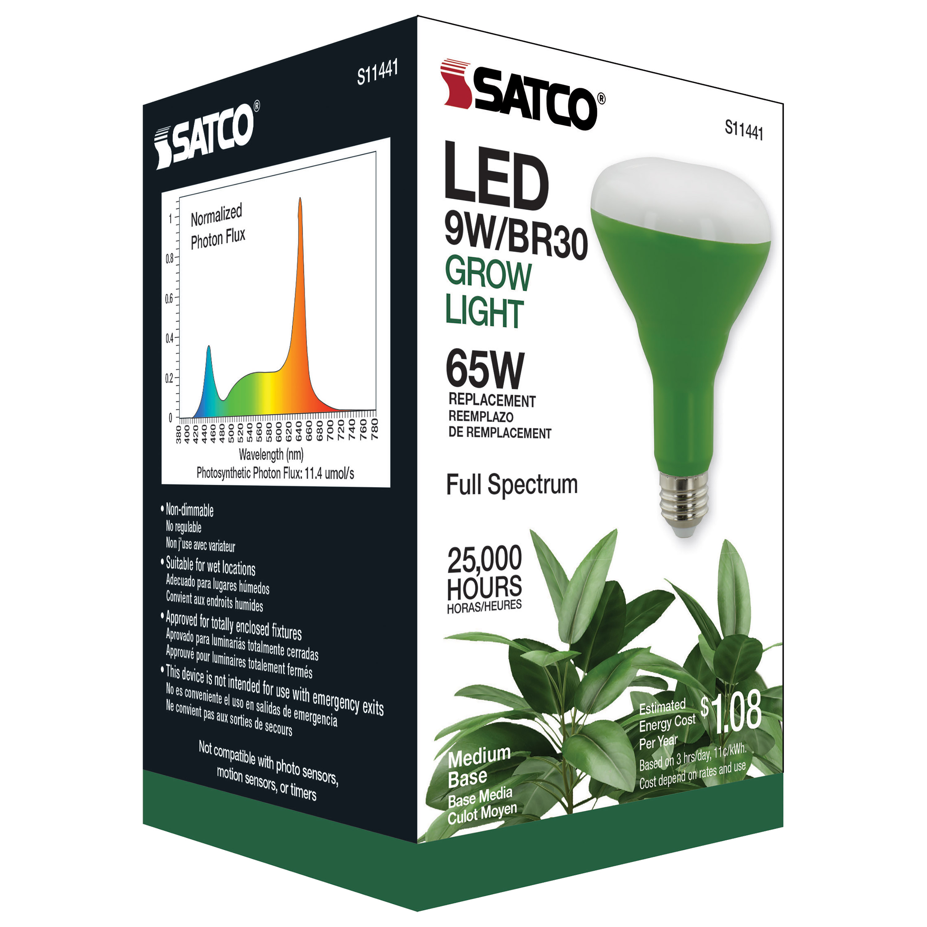 9BR30/LED/GROW/120V - S11441